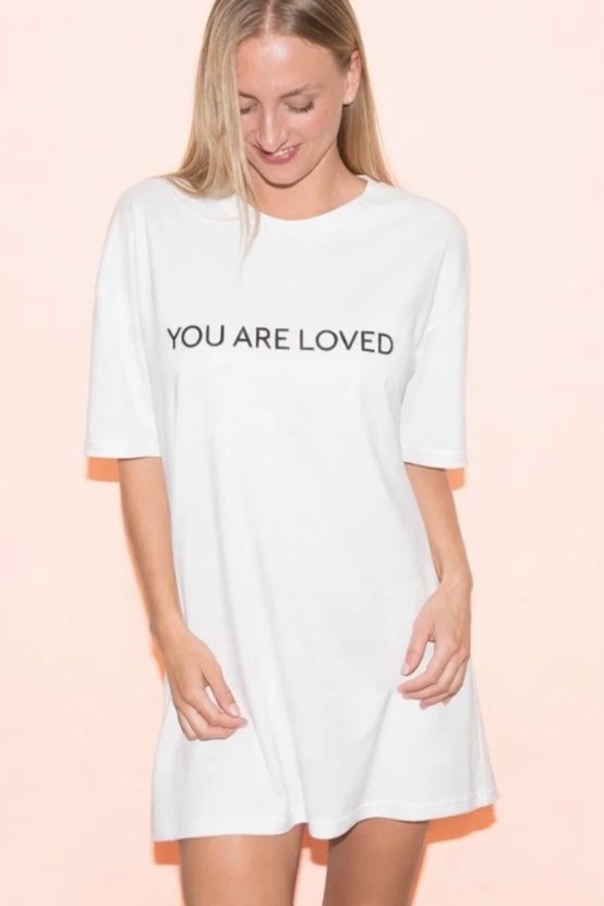YOU ARE LOVED | Oversized Organic Tee