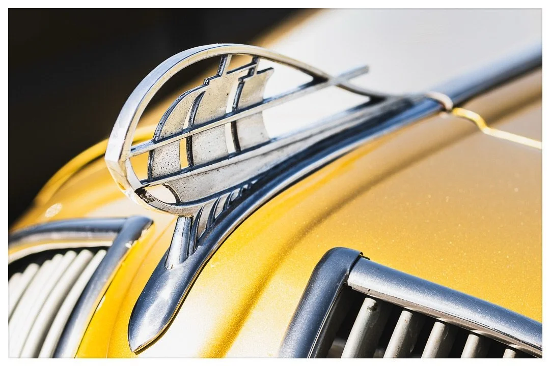 I recently captured this shot and fell in love with the vivid yellow that makes this hood ornament pop. Did you know the iconic Plymouth hood ornament from the late &lsquo;30s is called the Mayflower? A fitting title for a car that paved the way. Thi