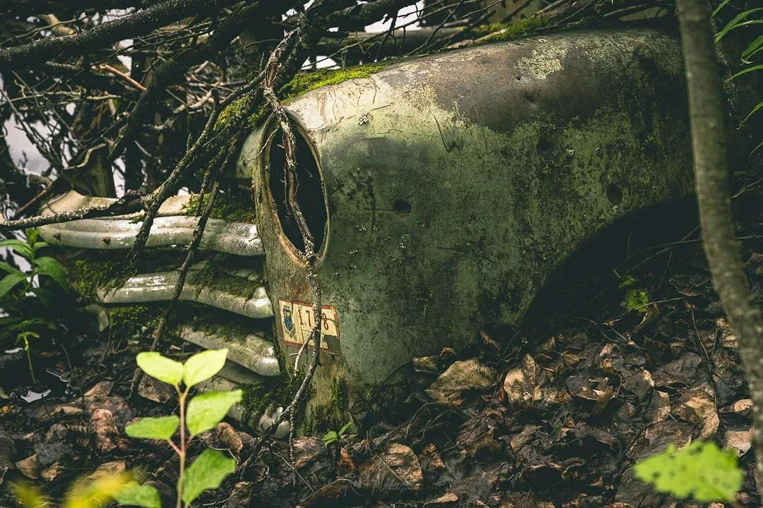 I love this forgotten green car, slowly reclaimed by the forest. It&rsquo;s as if nature and machine became one in perfect camouflage.

#renegade_rides
#exposure_transports
#trb_autozone 
#abandonedcar
#rustlord
#rust_of_our_world
#myrustyfix