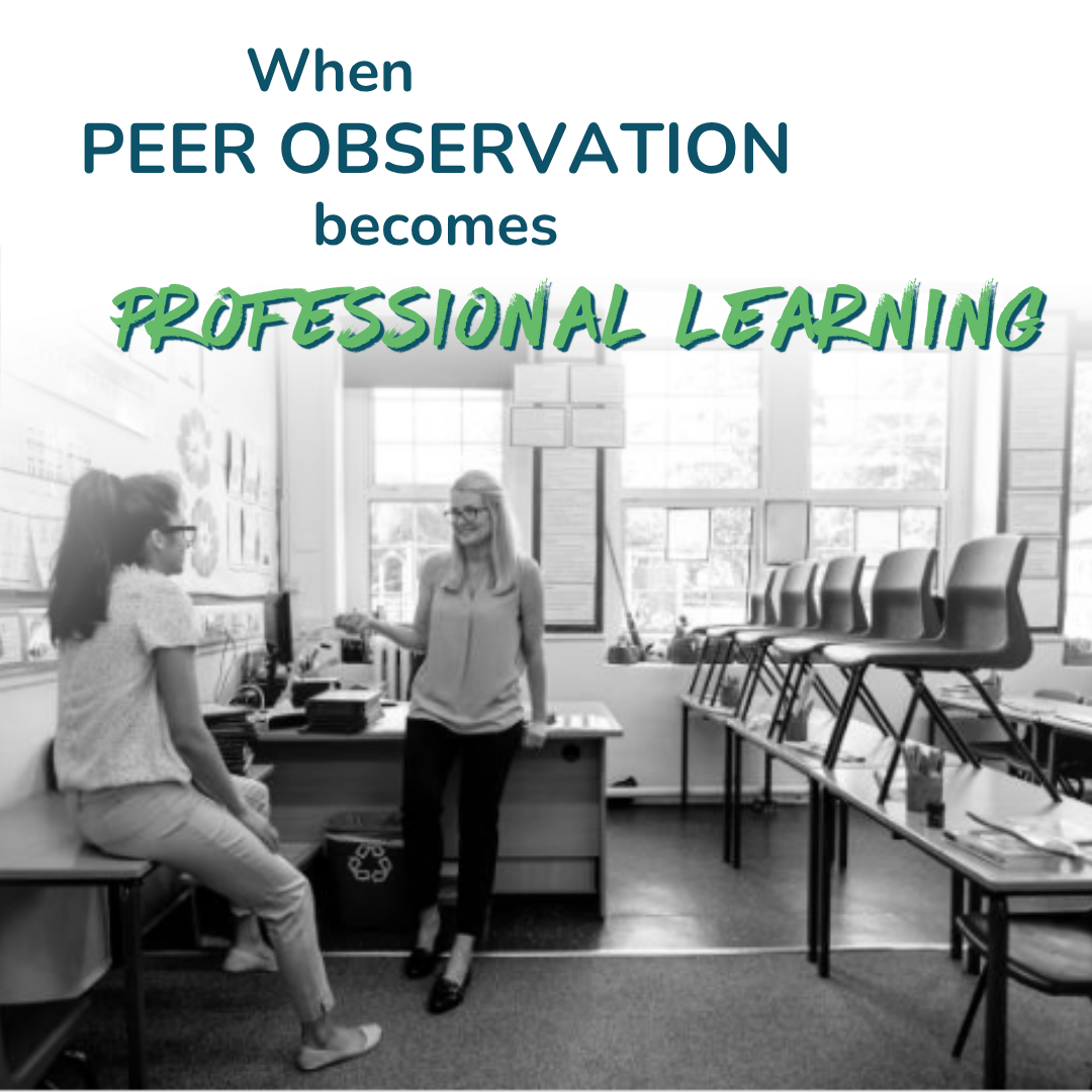 WHEN PEER OBSERVATION BECOMES PROFESSIONAL LEARNING