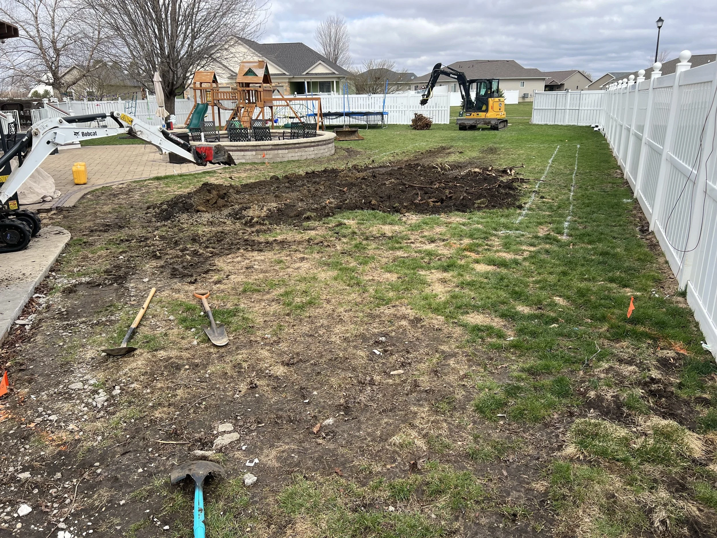 Before of Backyard Pool