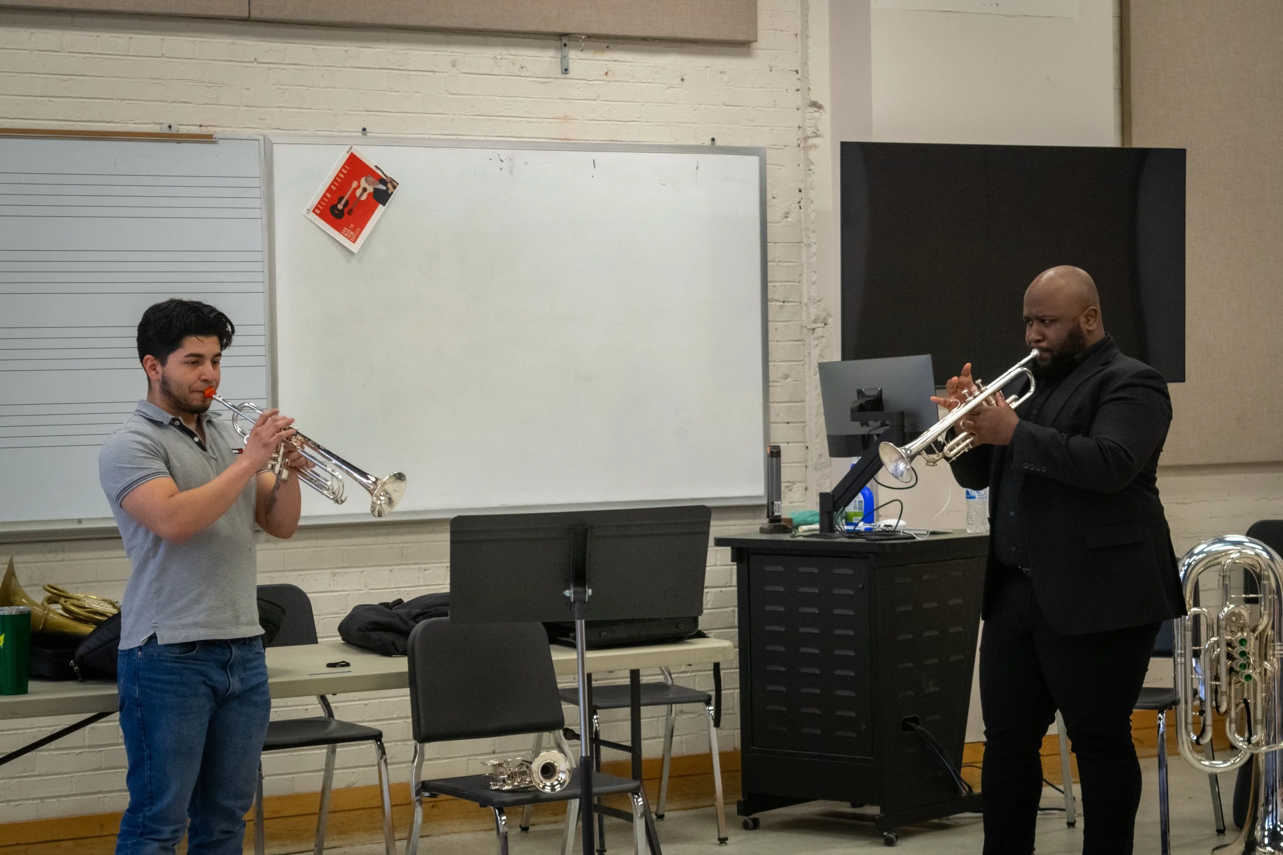Michael GSU w trumpets.jpg