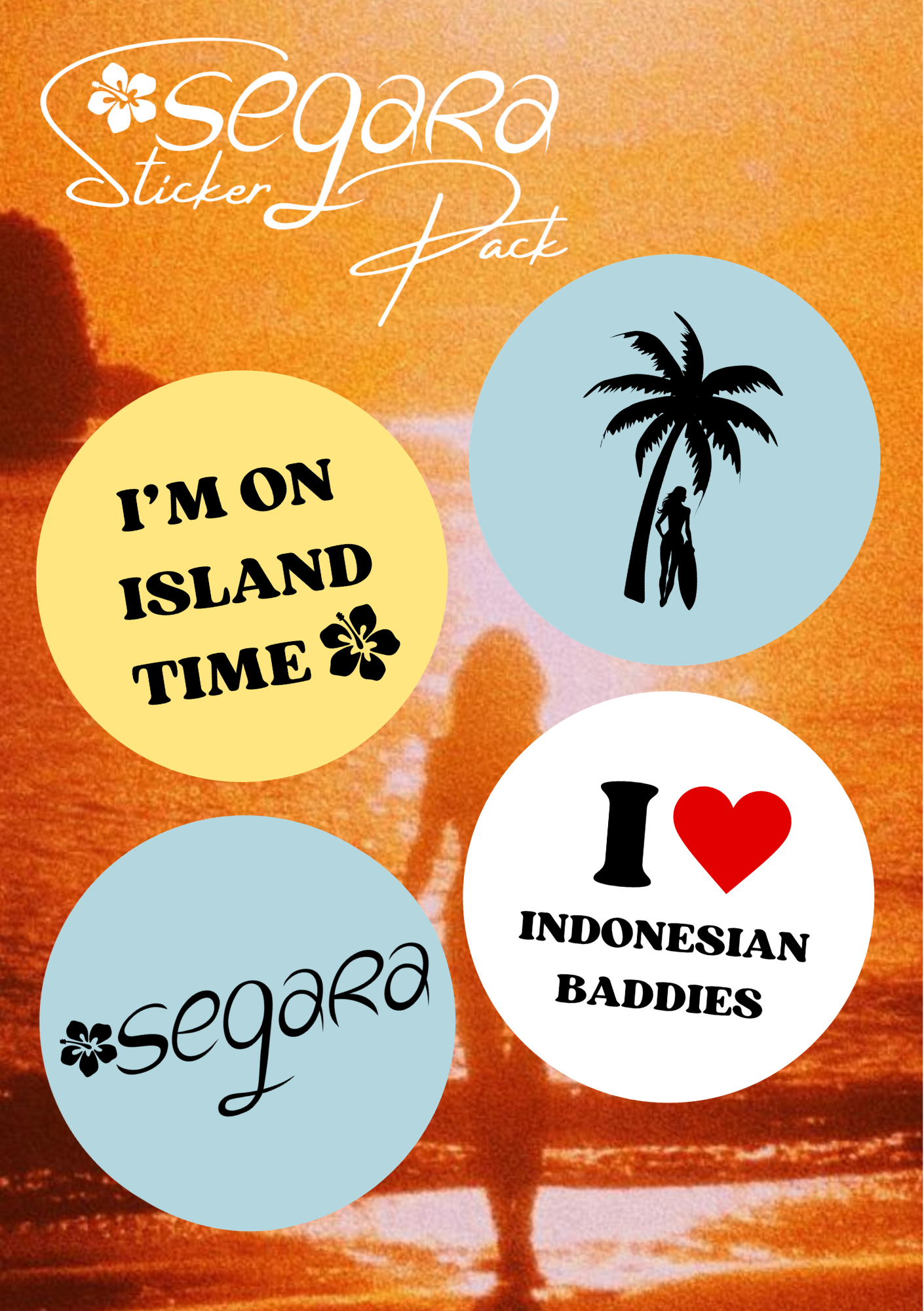 Island Time Sticker Pack