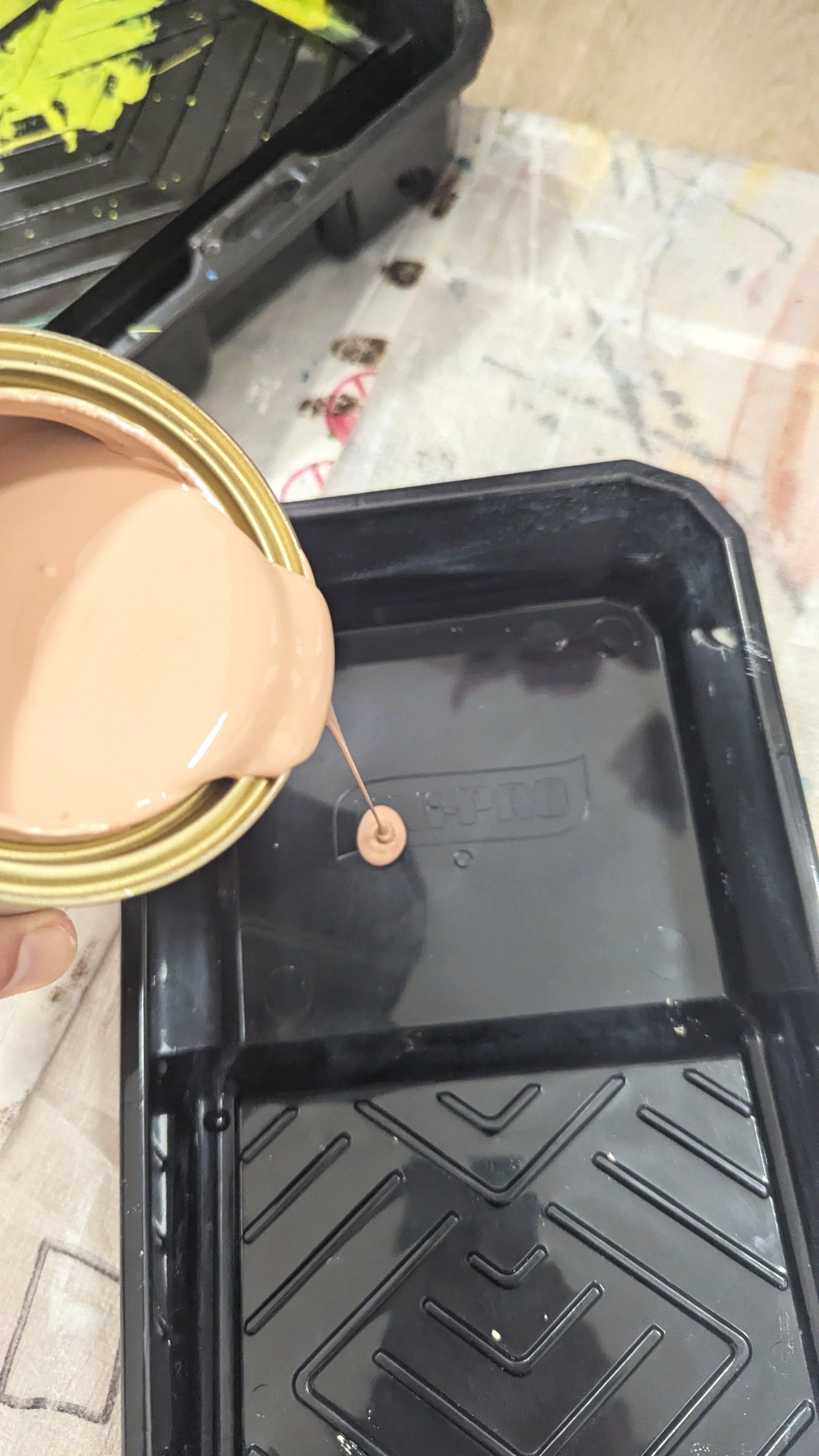 mural process painting with Haymes 