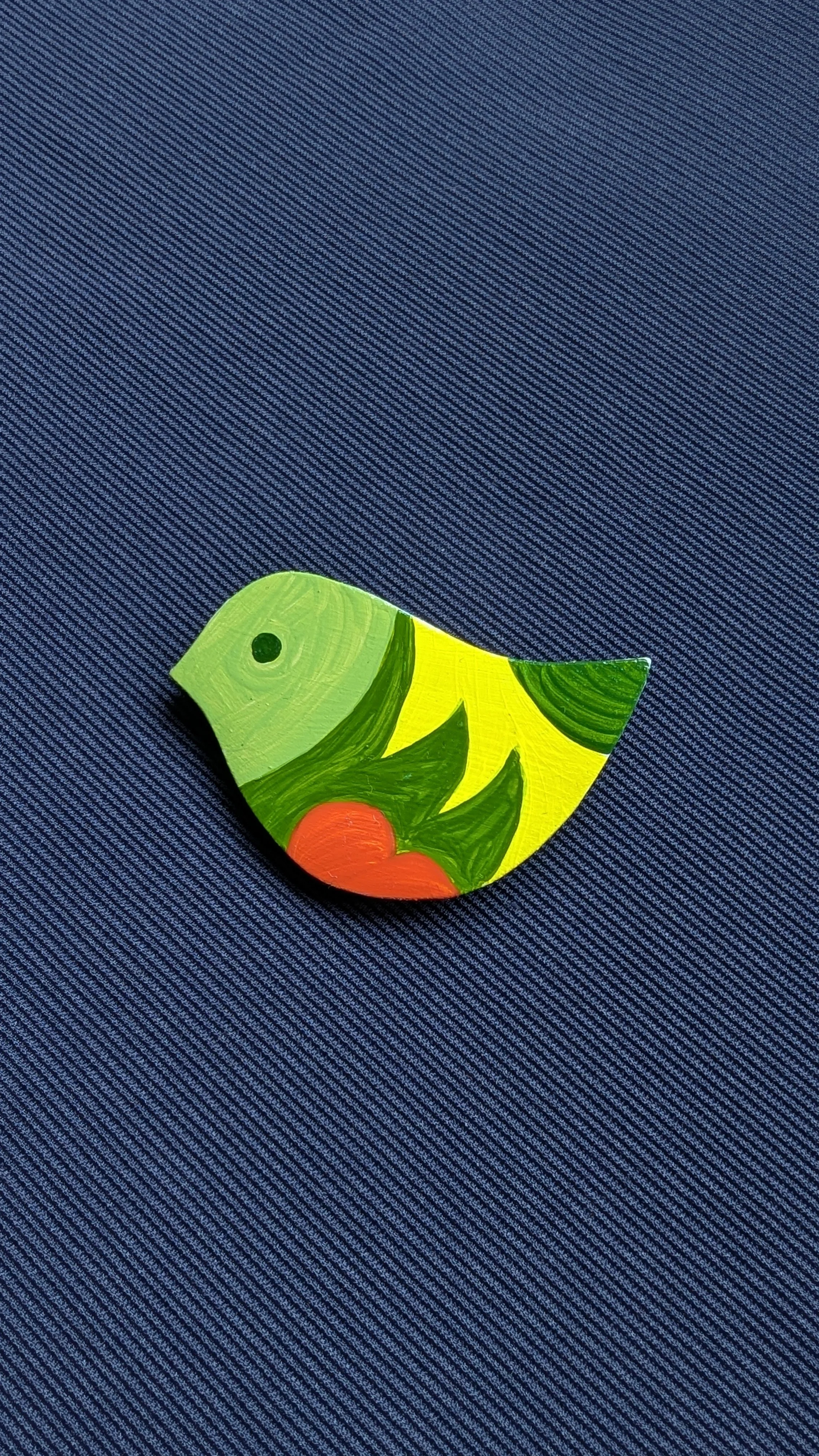 SOLD OUT! Rock Parrot Huon Pine Brooch