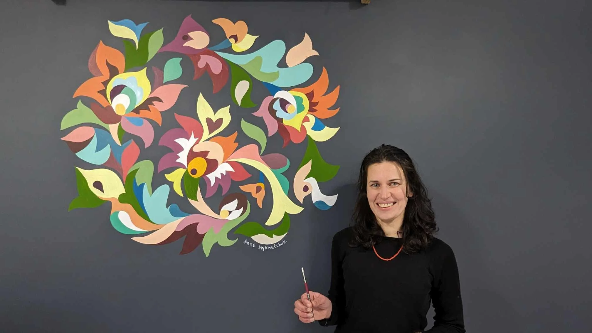 Mural Optimism - community art mural