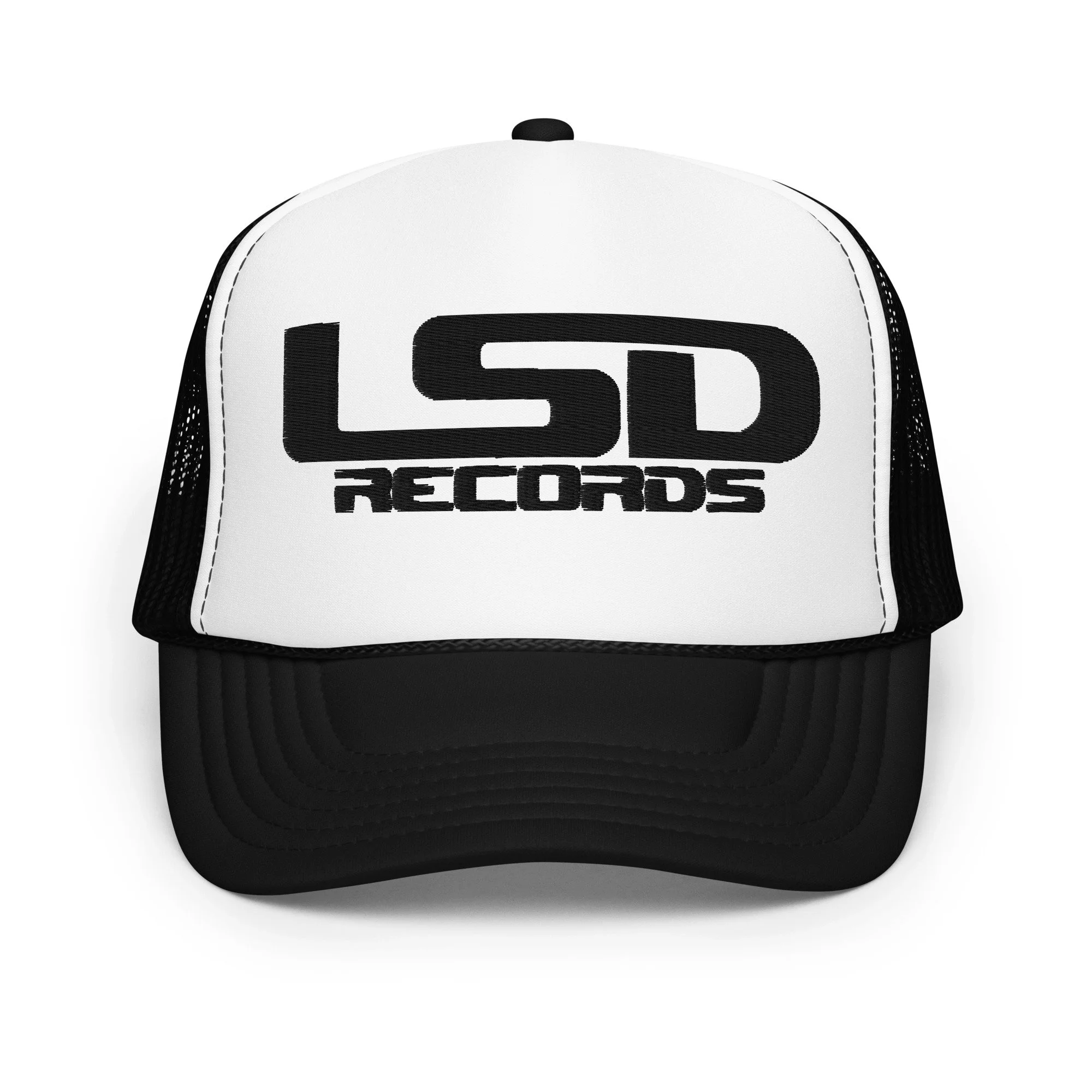 LSD Records Trucker Hat B/W