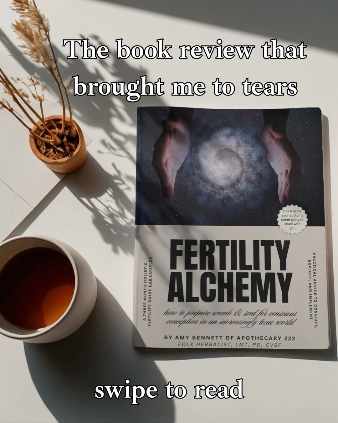 Now we&rsquo;re both crying 🥹

➡️ Swipe through to read the book review that brought both me and my reader to tears

📖 I wrote this book to help couples trying to conceive naturally without worrying about getting lost and spending thousands inside 