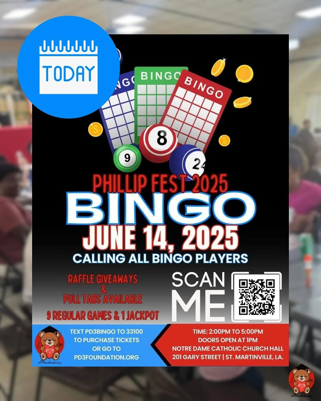 🗓️🧸**TODAY, June 14th, YOU will have the chance to WIN BIG while helping a local nonprofit charity raise the funds that allow us to continue pouring into the lives of the children and grieving parents throughout the area&mdash;all at the PD3 Summer