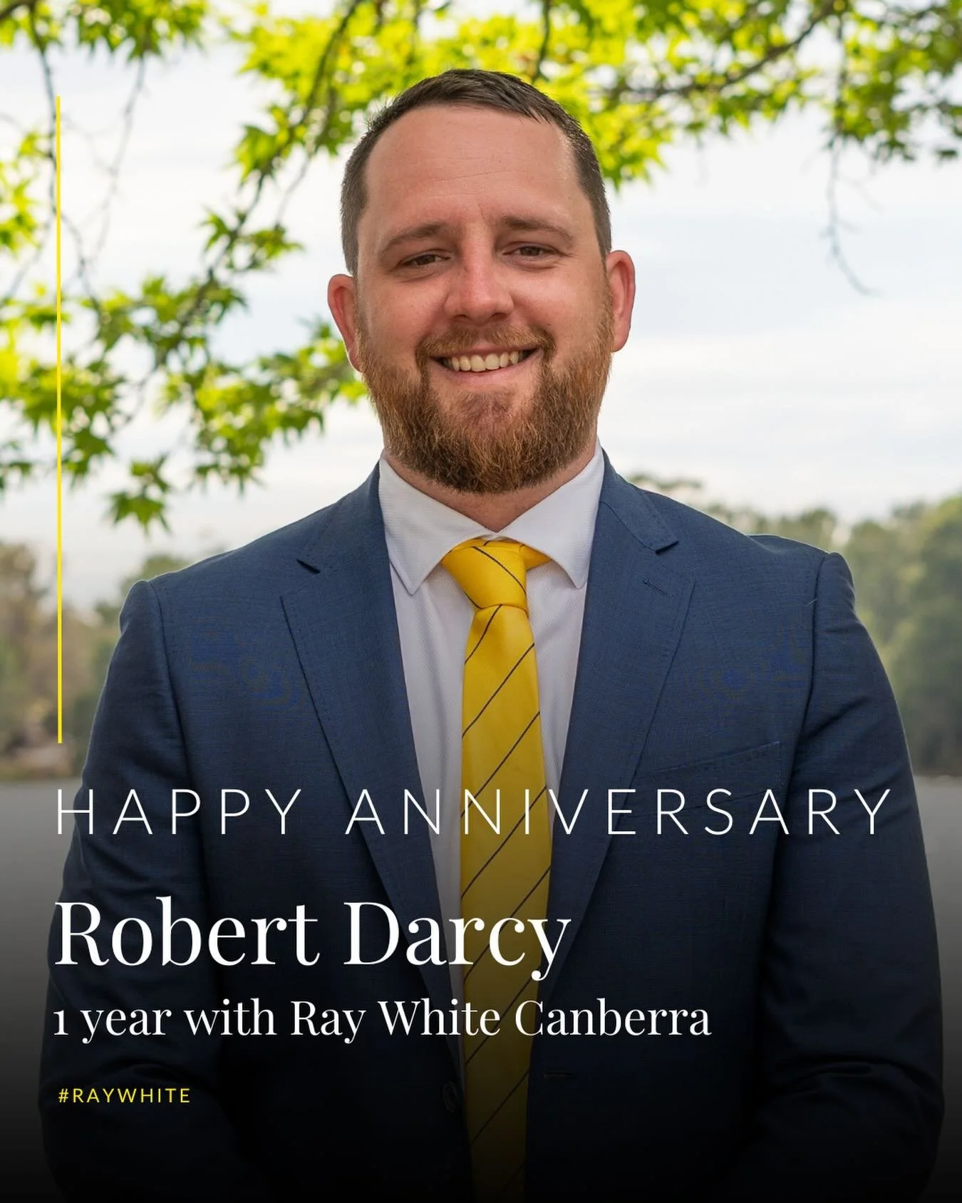 Happy 1-year anniversary, Robert Darcy!

You&rsquo;ve been absolutely smashing it in Amaroo, and we can&rsquo;t wait to see all the great things you&rsquo;ll achieve in the years ahead as a Sales Agent!