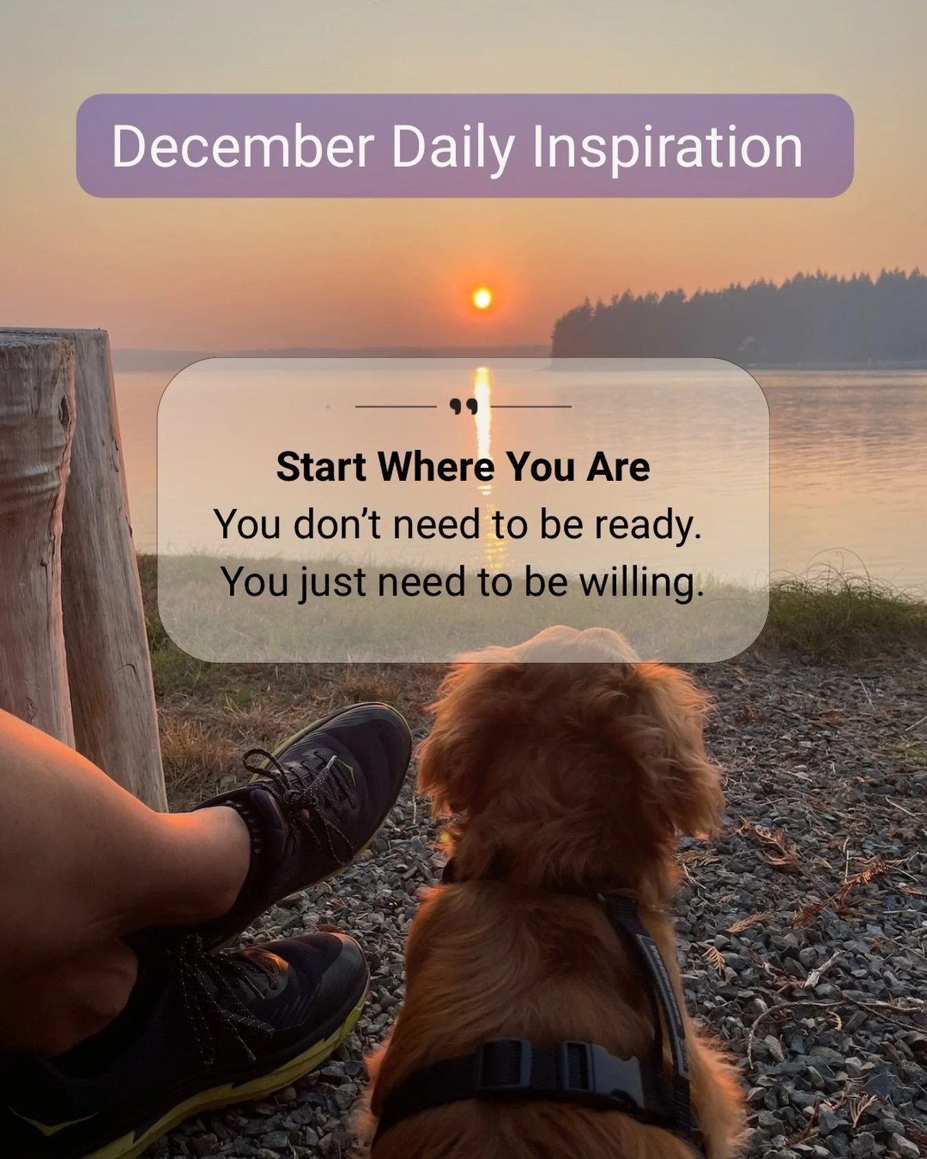 December isn&rsquo;t about racing to finish.
It&rsquo;s about gently closing the door on what&rsquo;s complete&hellip; and staying open to what&rsquo;s coming.

Start where you are. That&rsquo;s enough.

#StartWhereYouAre #DecemberEnergy #WayOfTheHor