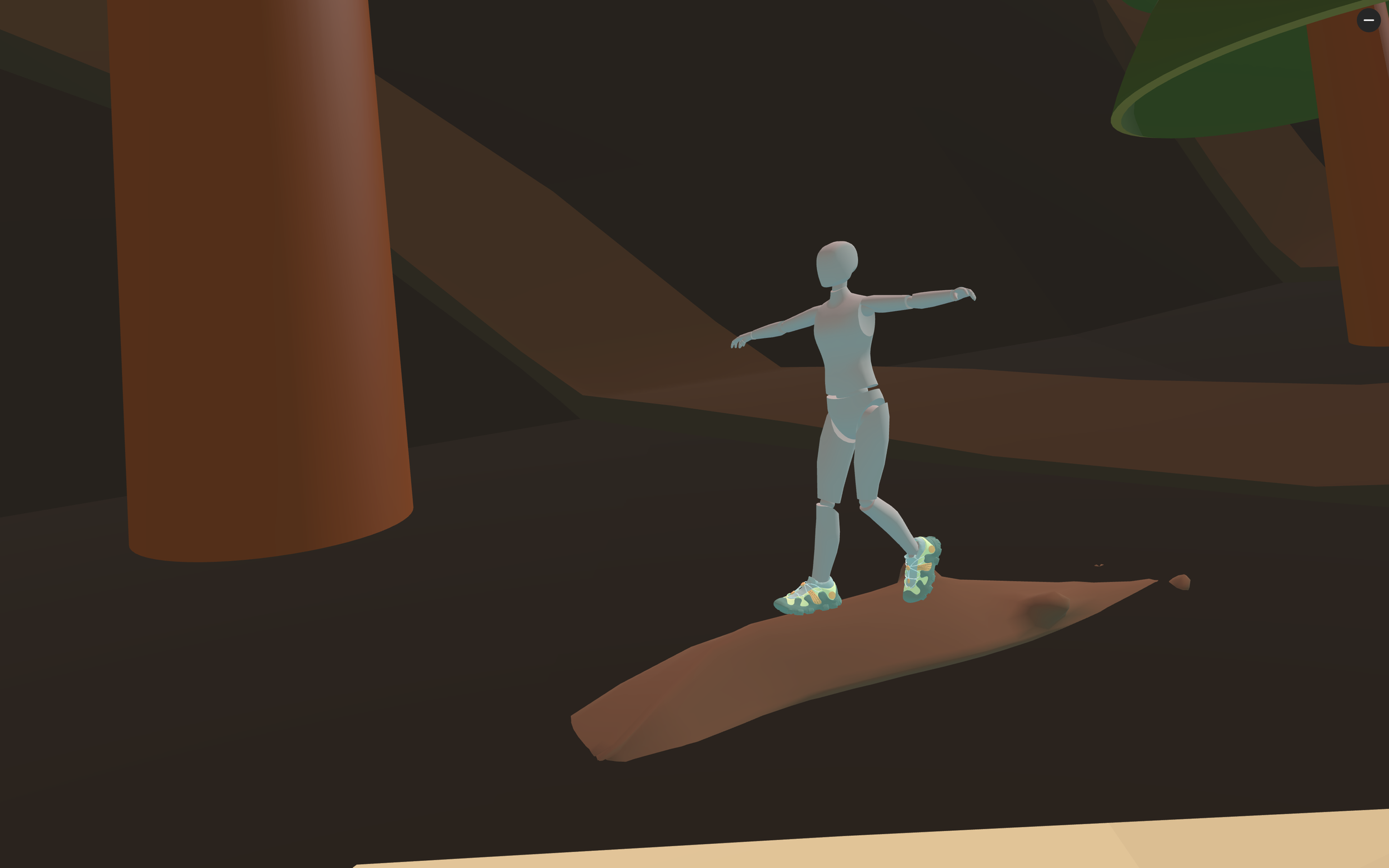 Guess what? The forest becomes my testing ground, where I see how fast I can be. They even named these shoes Speedfeel, because they help me give it my all