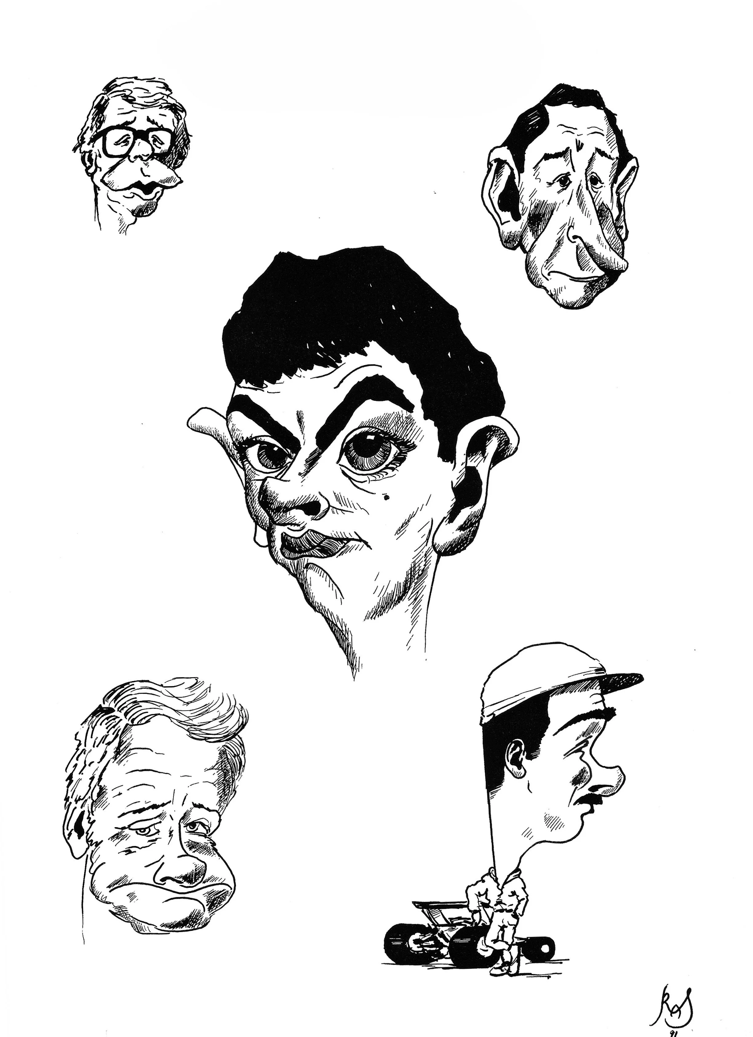 Caricatures (Early Works, Cartoons).jpg