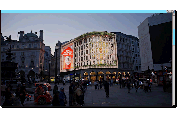 Bacardi x Coke Piccaddilly