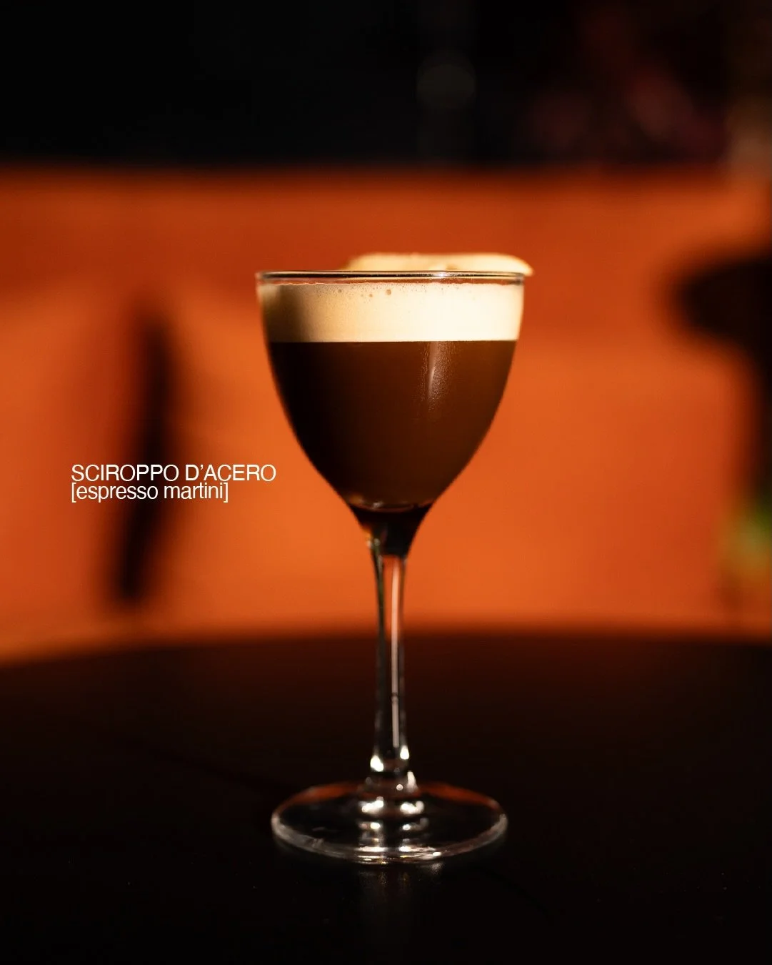 meet SCIROPPO D&rsquo;ACERO from our drink list / 
[espresso martini]

burnt sugar, coffee, malty
Nikka Japanese Whisky / acero / biscotto al burro / Caff&egrave; Borghetti