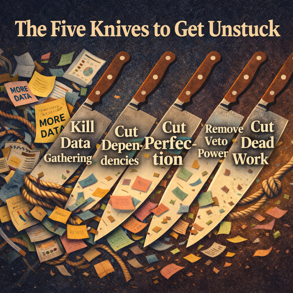 5 tips to get from stuck to unstuck.