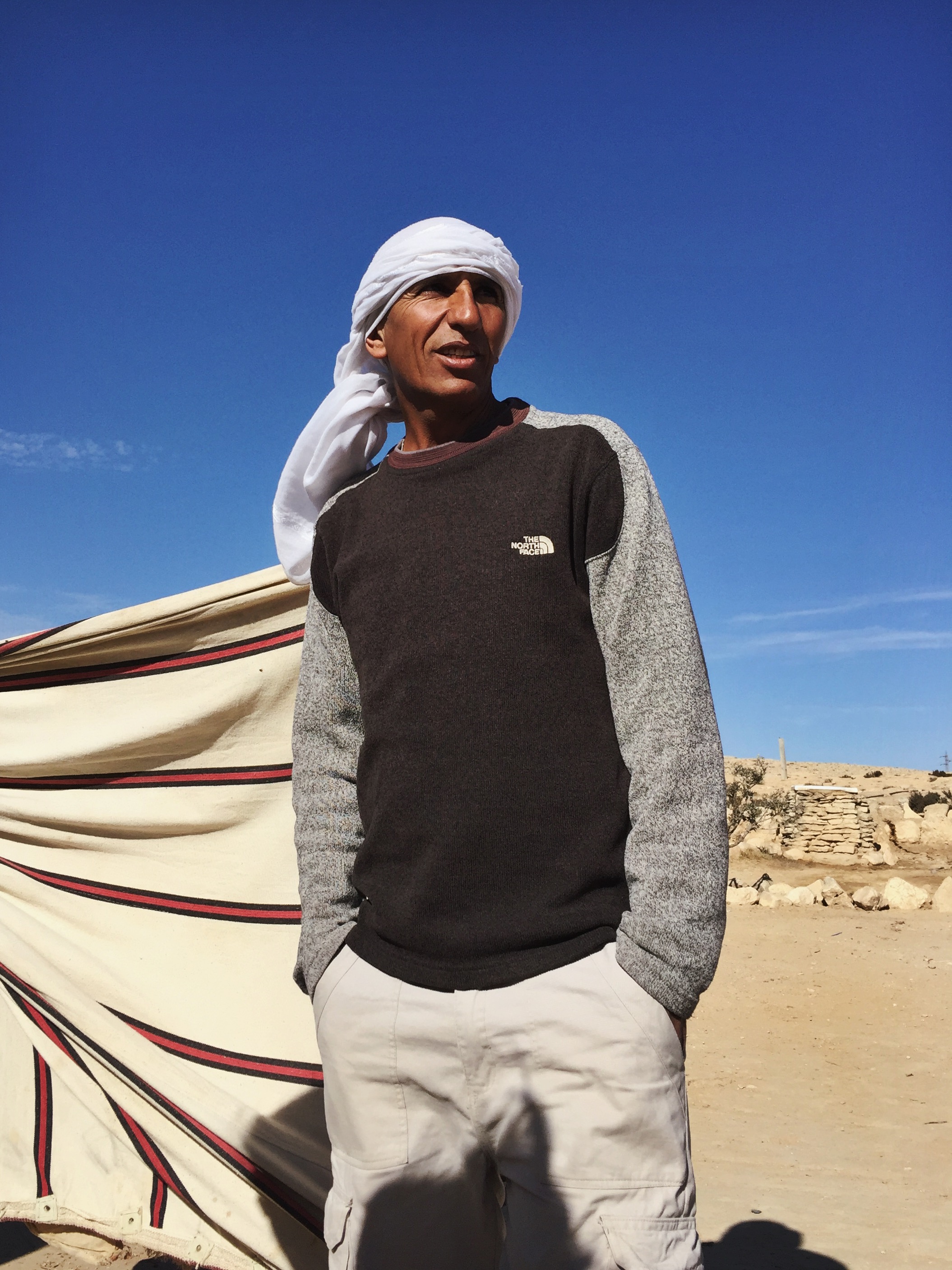  Salman Sadan, photographed in Wadi Aricha, in the Negev Desert. 