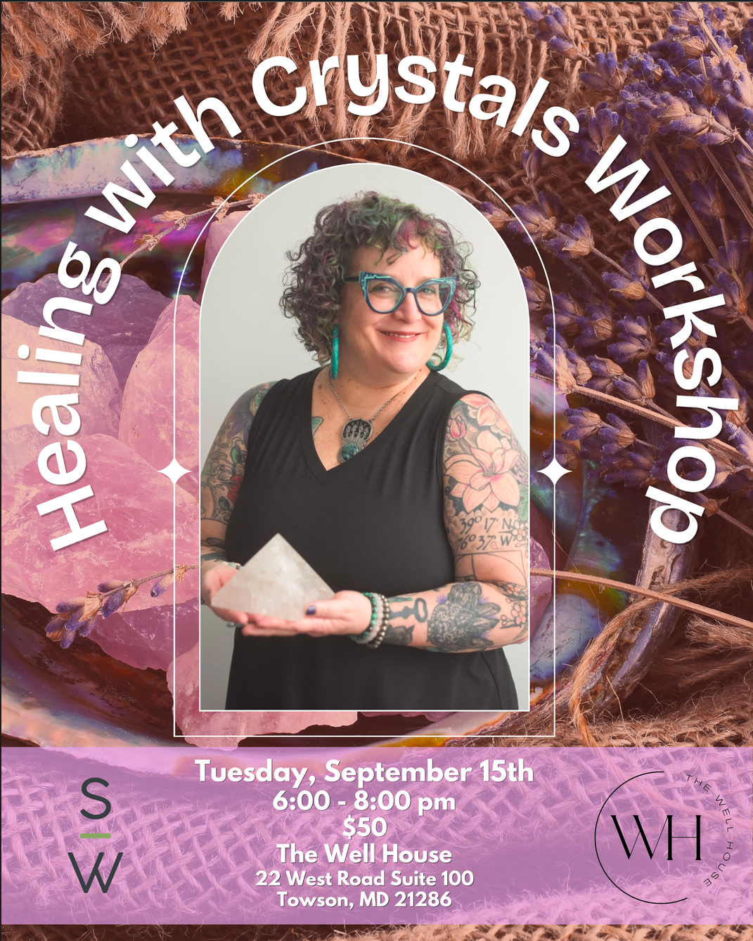 Using Crystals for Healing at The Well House