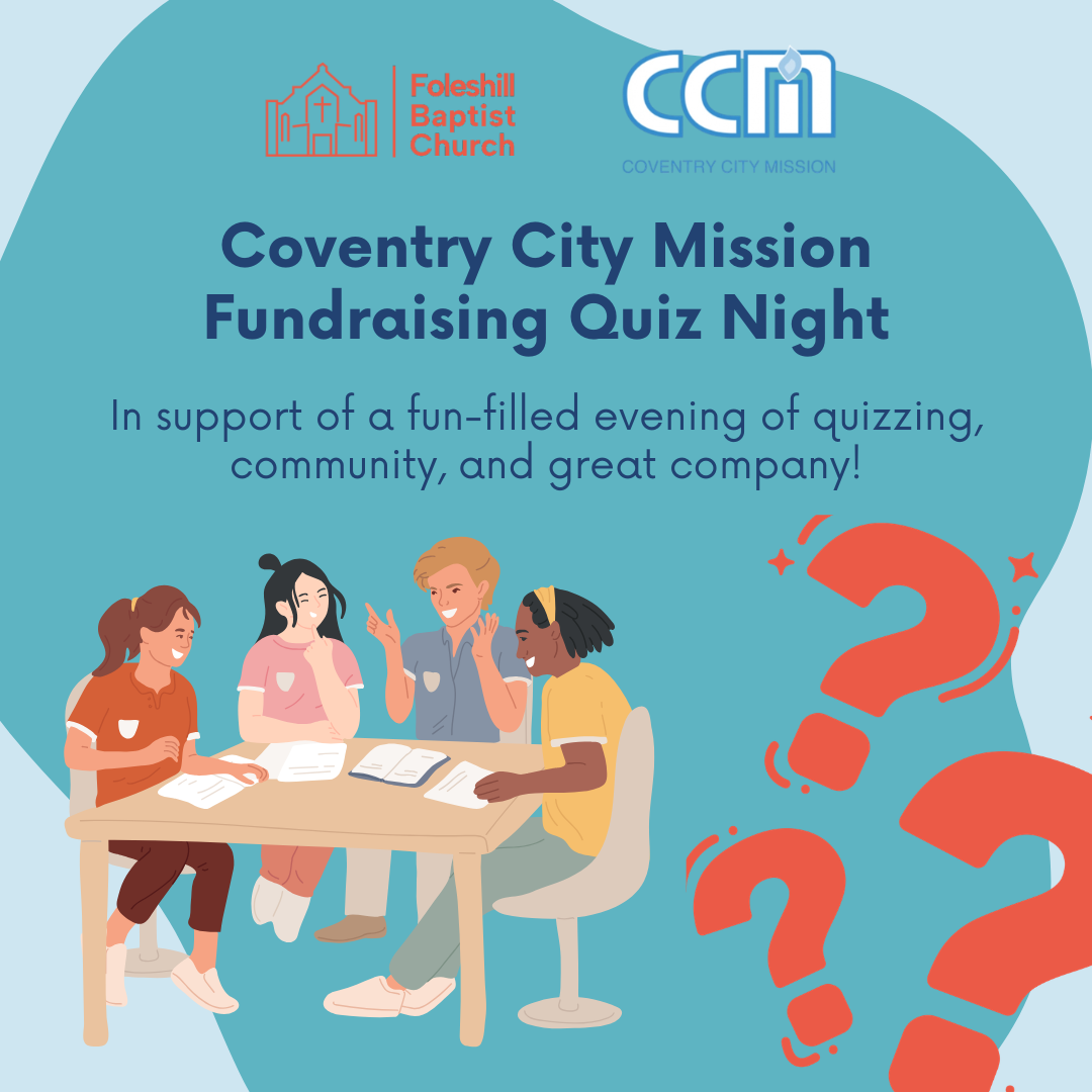 Coventry City Mission Fundraising Quiz Night