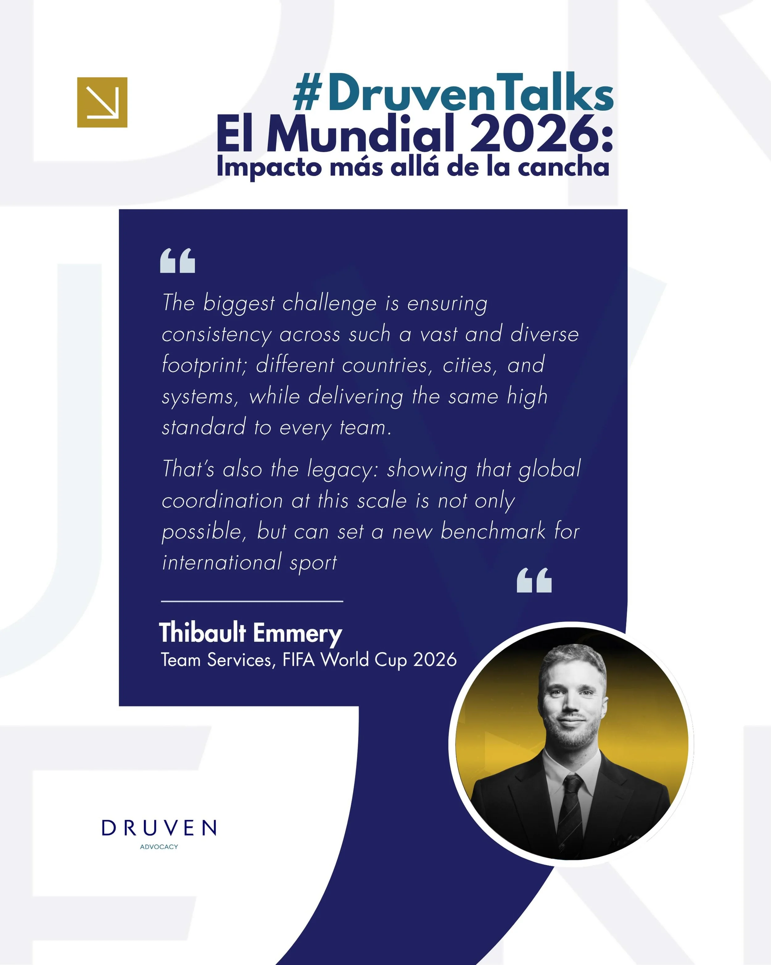 The execution of the 2026 FIFA World Cup begins today. Beyond the sporting spectacle, the operations of the largest tournament in football history represent a masterclass in multinational coordination.

As Thibault Emmery from Team Services for FIFA 