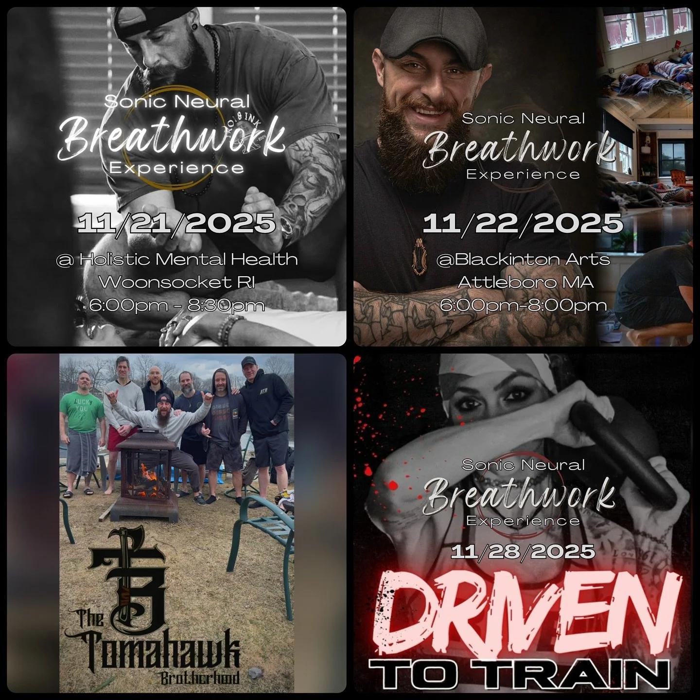 🔥 NOVEMBER EVENTS ARE LIVE! 🔥

Super stoked to announce FOUR powerful experiences this month breathwork, brotherhood, and transformation. If you&rsquo;ve been feeling called to reset, reconnect, and elevate this is your moment 👇🏻

📍 Nov 21 &mdas