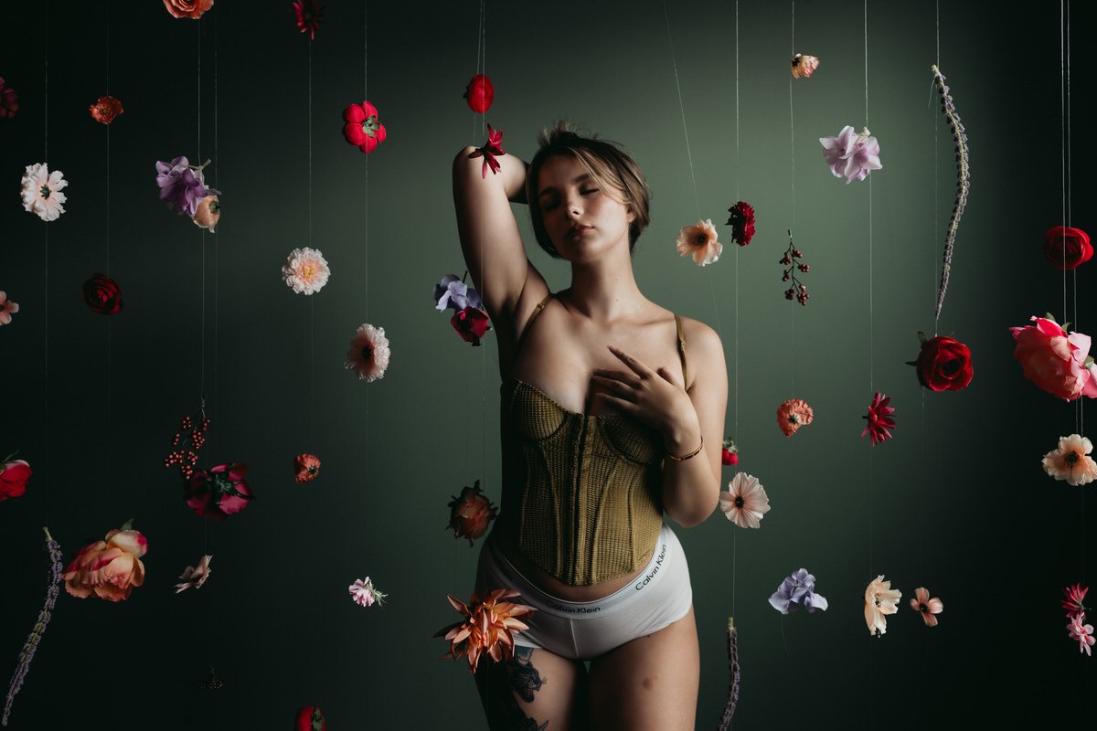healing with a boudoir photoshoot