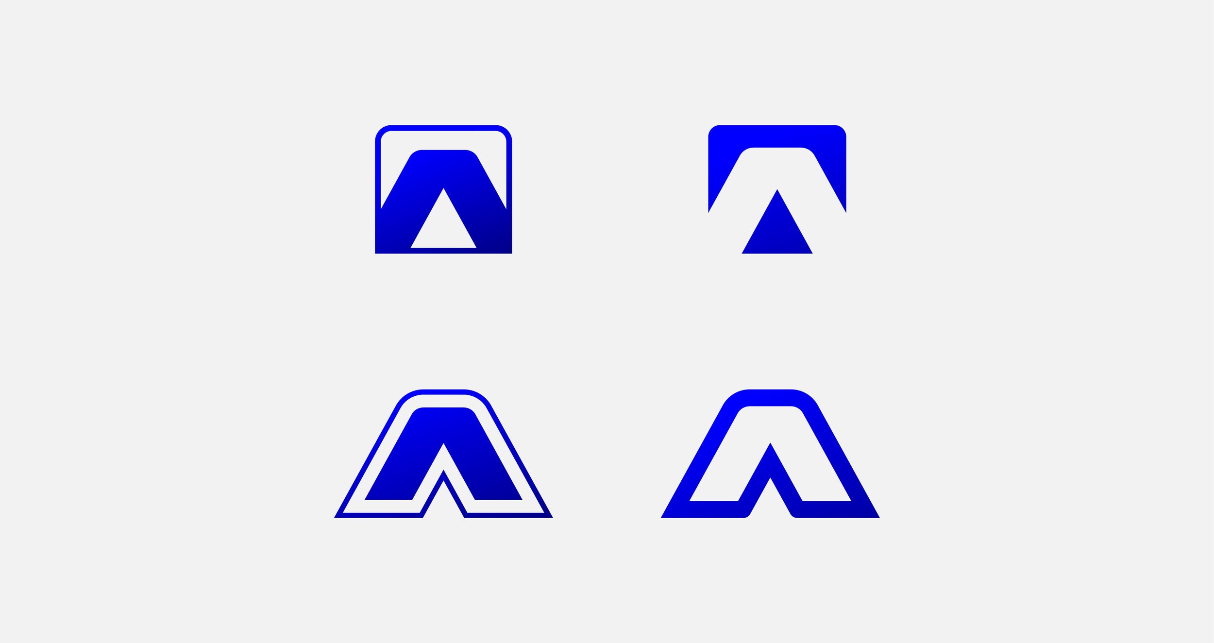 Different variations of the logo icon, a stylized “A”-icon - your choice which one you would like to use. 