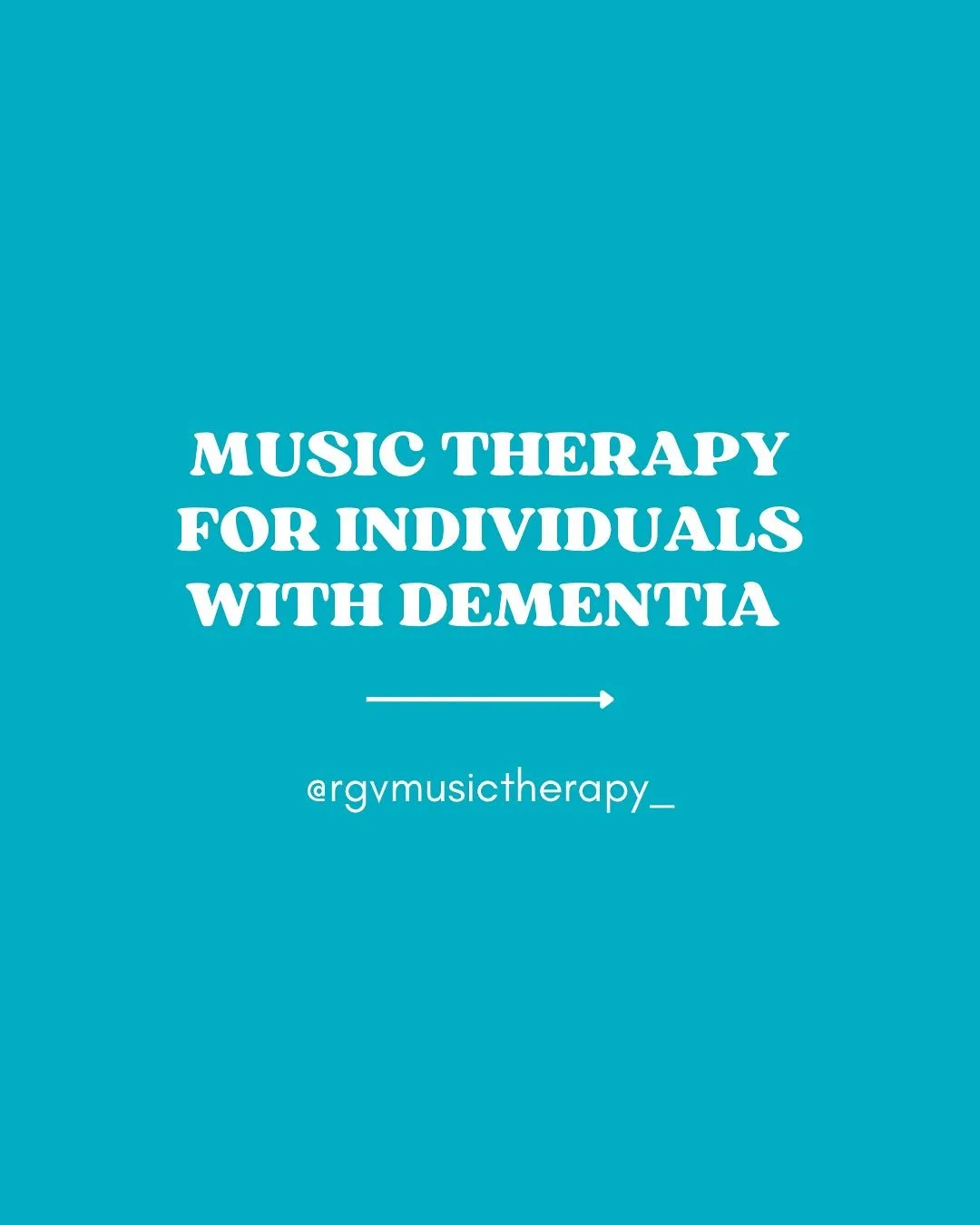 We work in a diverse clinical settings throughout the RGV and most recently, we&rsquo;ve had opportunities to expand services to offer music therapy and recreational therapy coverage for individuals with dementia 🎶🎨

Swipe to learn more about how m