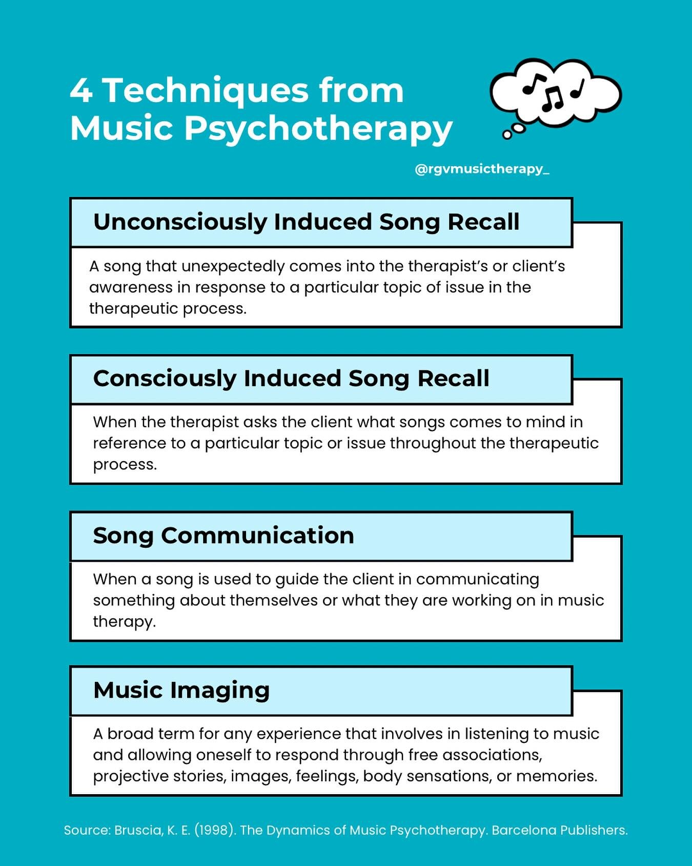 So, what does a song really mean to you? 🤔🎶

Today, we&rsquo;re highlighting 4 techniques from the world of music psychotherapy. The field of music therapy is so diverse, with specialities ranging from neurologic recovery, music medicine, psychiatr