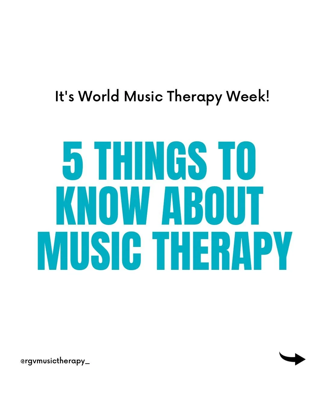 It&rsquo;s World Music Therapy Week! 🎉

Join us this week in celebrating music therapists around the world! We&rsquo;re kicking off the week with 5 things to know about music therapy: 

1️⃣Definition of music therapy: &ldquo;Music therapy is the pro
