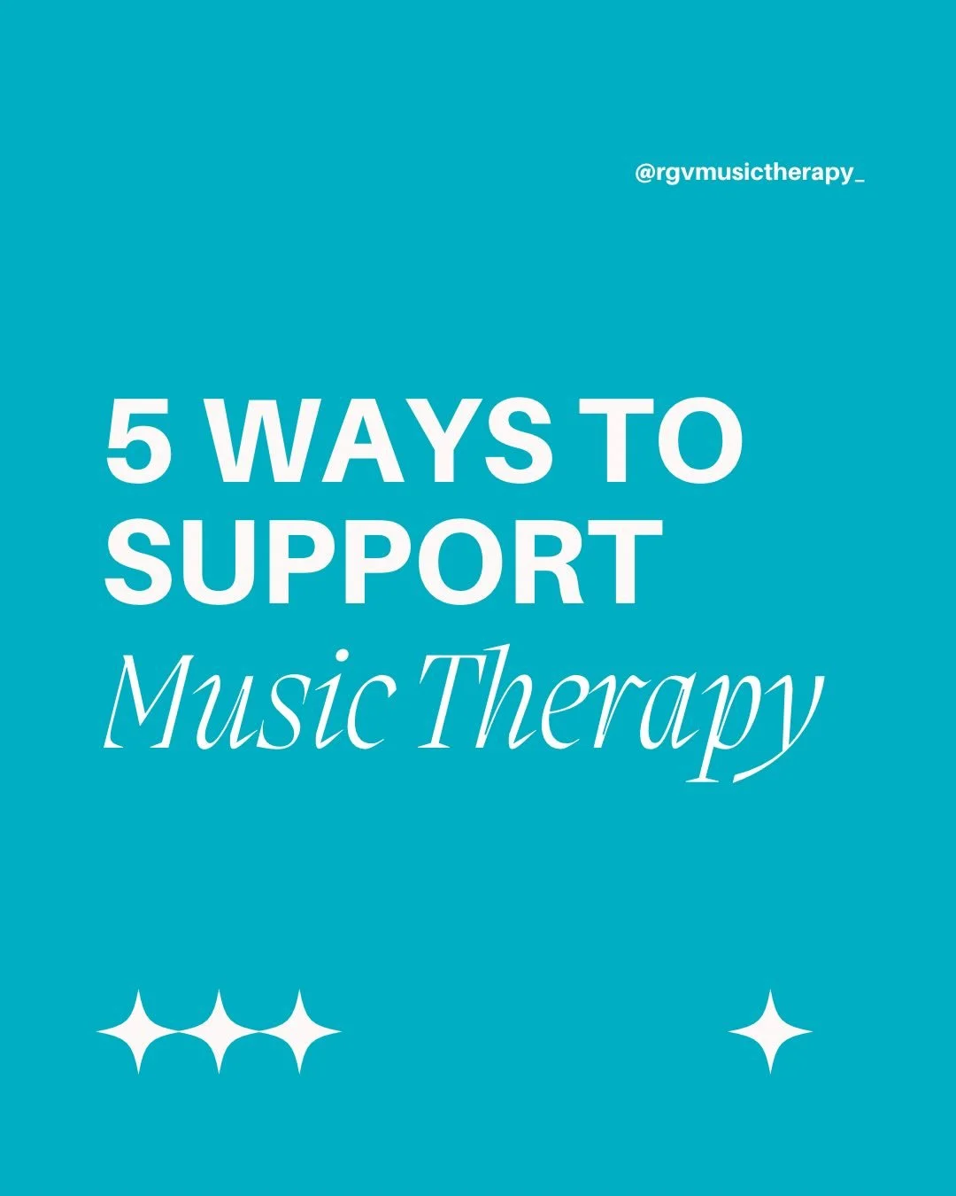 Happy World Music Therapy Week! 🌎🎹

Here are a few ways you can make a meaningful impact for the field of music therapy this week and year &lsquo;round:

1️⃣ Spreading awareness on social media
2️⃣ Donating to music therapy organizations
3️⃣ Suppor