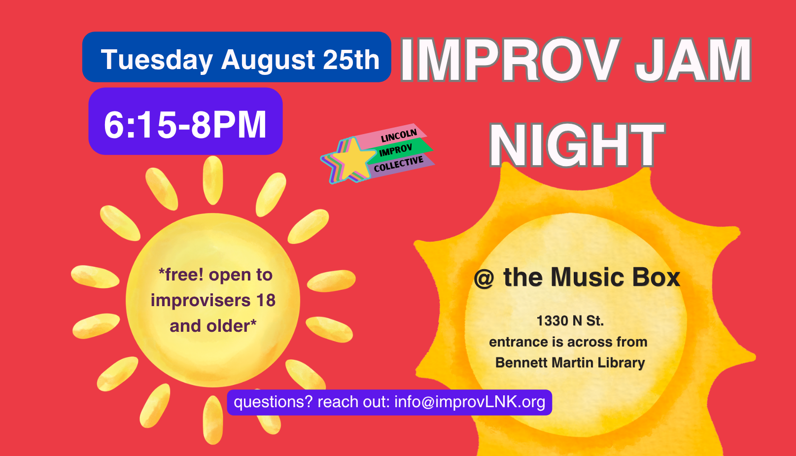 Monthly Improv JAM