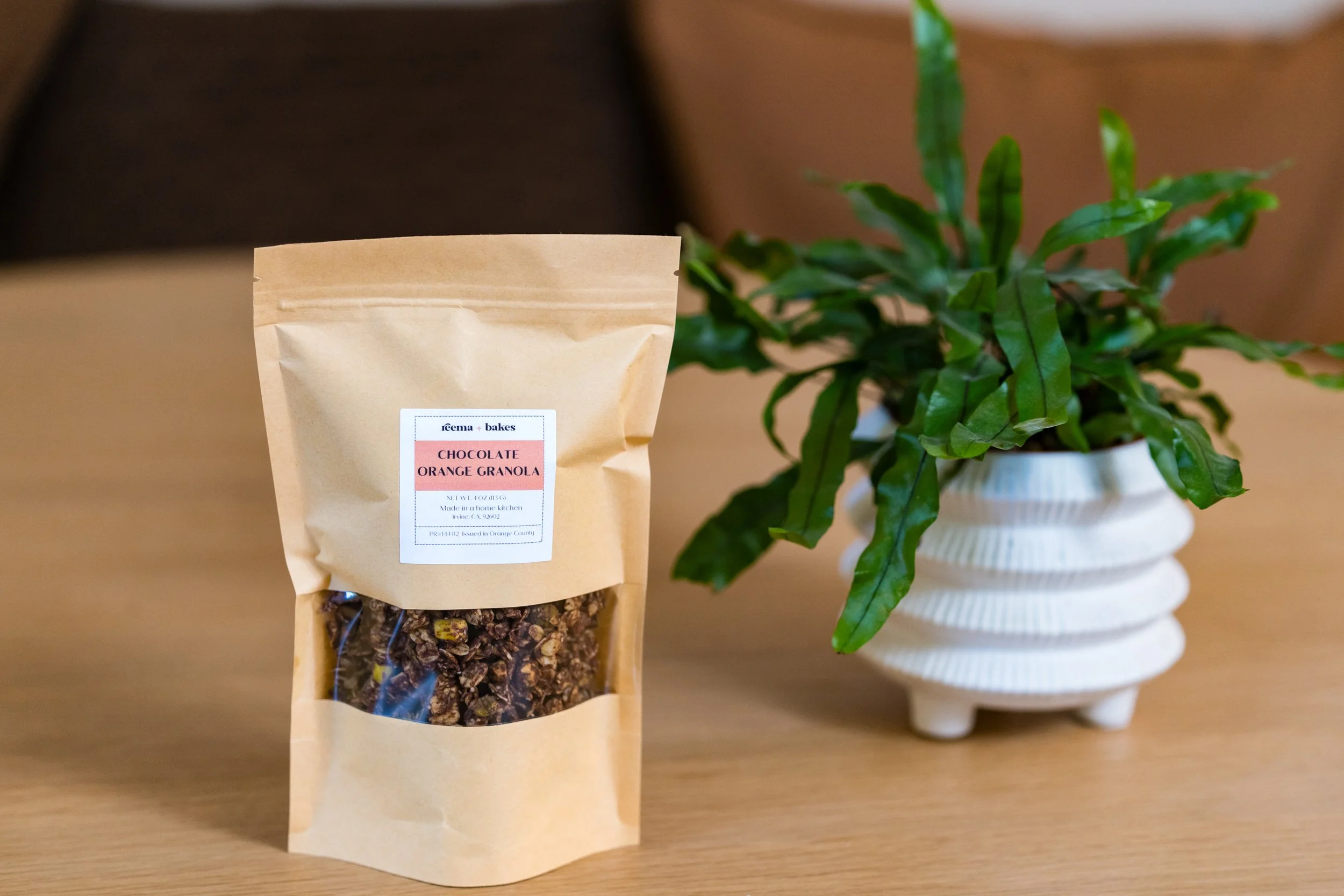 Chocolate Orange Granola (vegan)