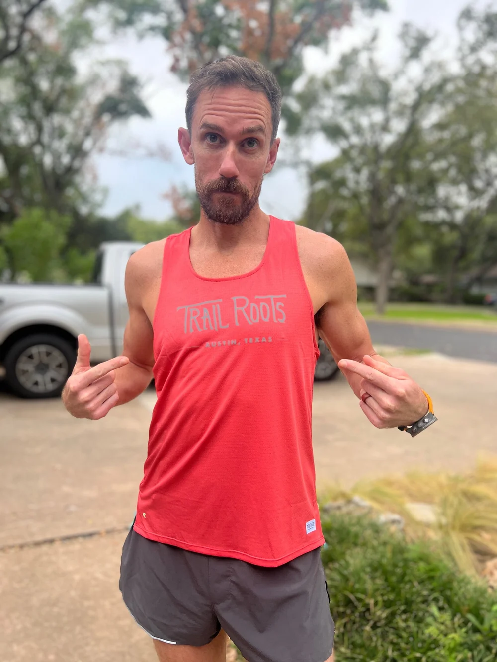 Men's EcoTech Singlet — Trail Roots Running