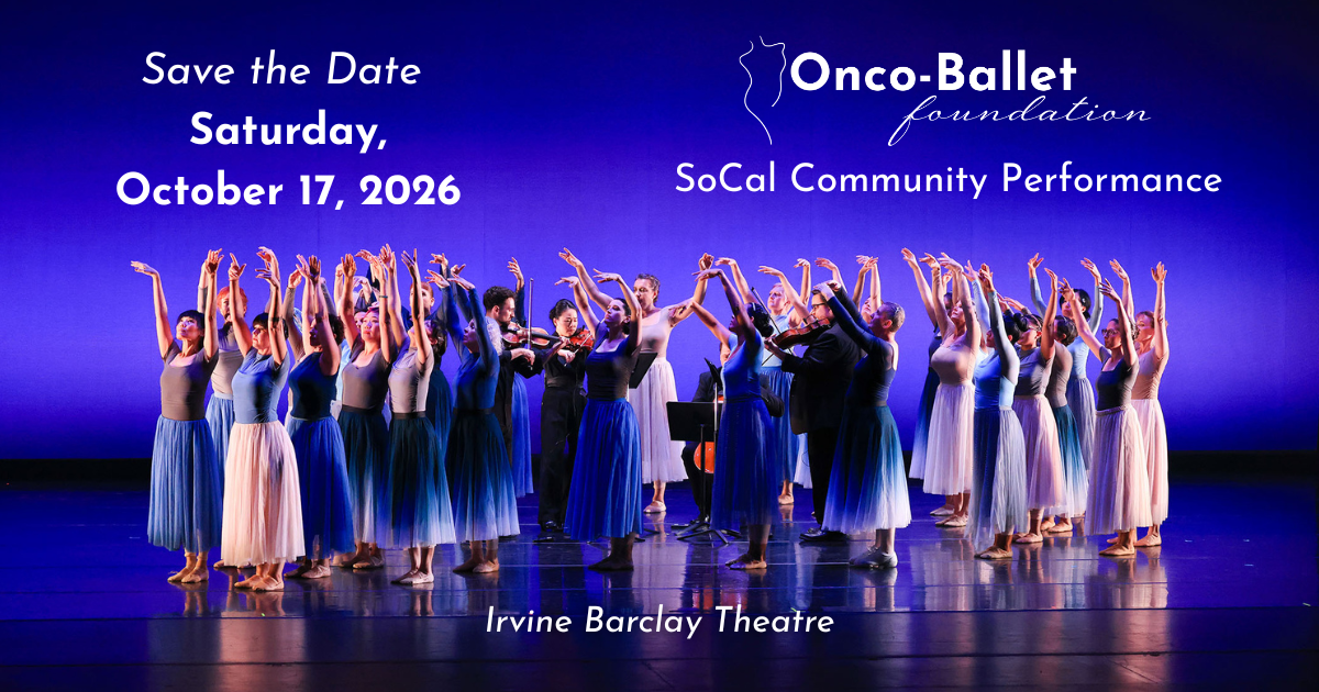 Onco-Ballet Dancers with cancer performing on october 17 2026 at the irvine barcaly theatre