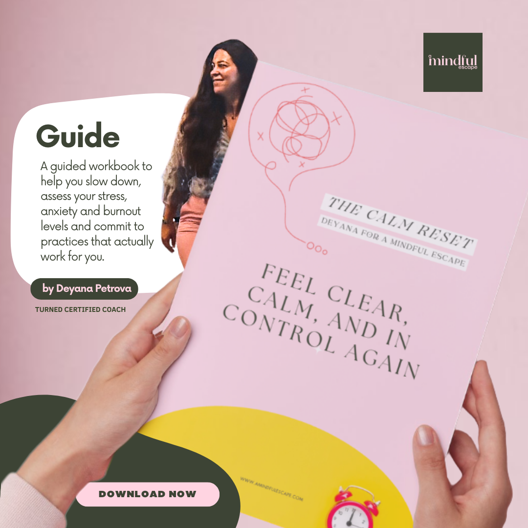 The calm reset - a guide to stress less, understand your patterns and create practices that work for you