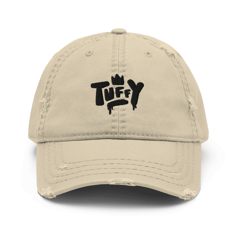 Distressed 6 panel cap