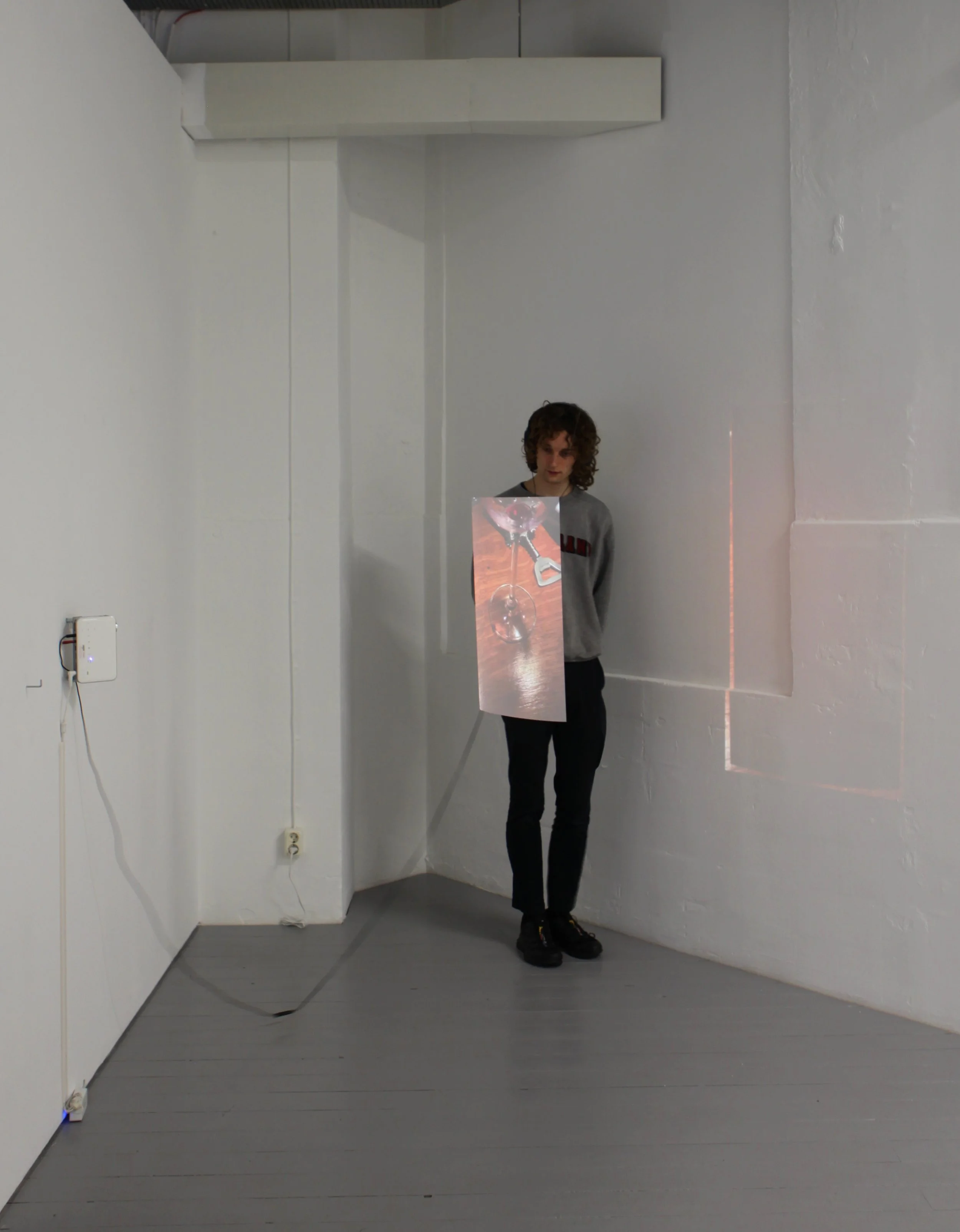 Revelations (ongoing), 2020 - , installation views (2024), 2:00min, cellphone video footage, vellum paper