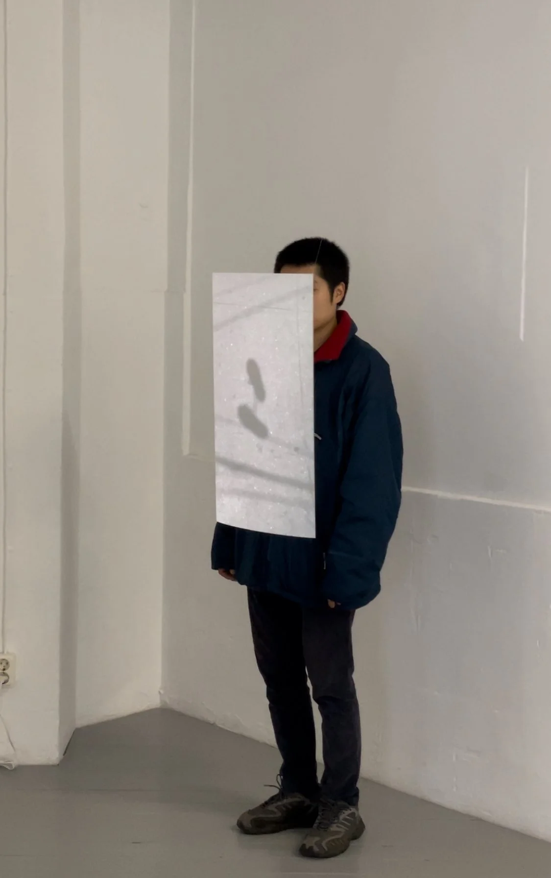 Revelations (ongoing), 2020 - , installation views (2024), 2:00min, cellphone video footage, vellum paper