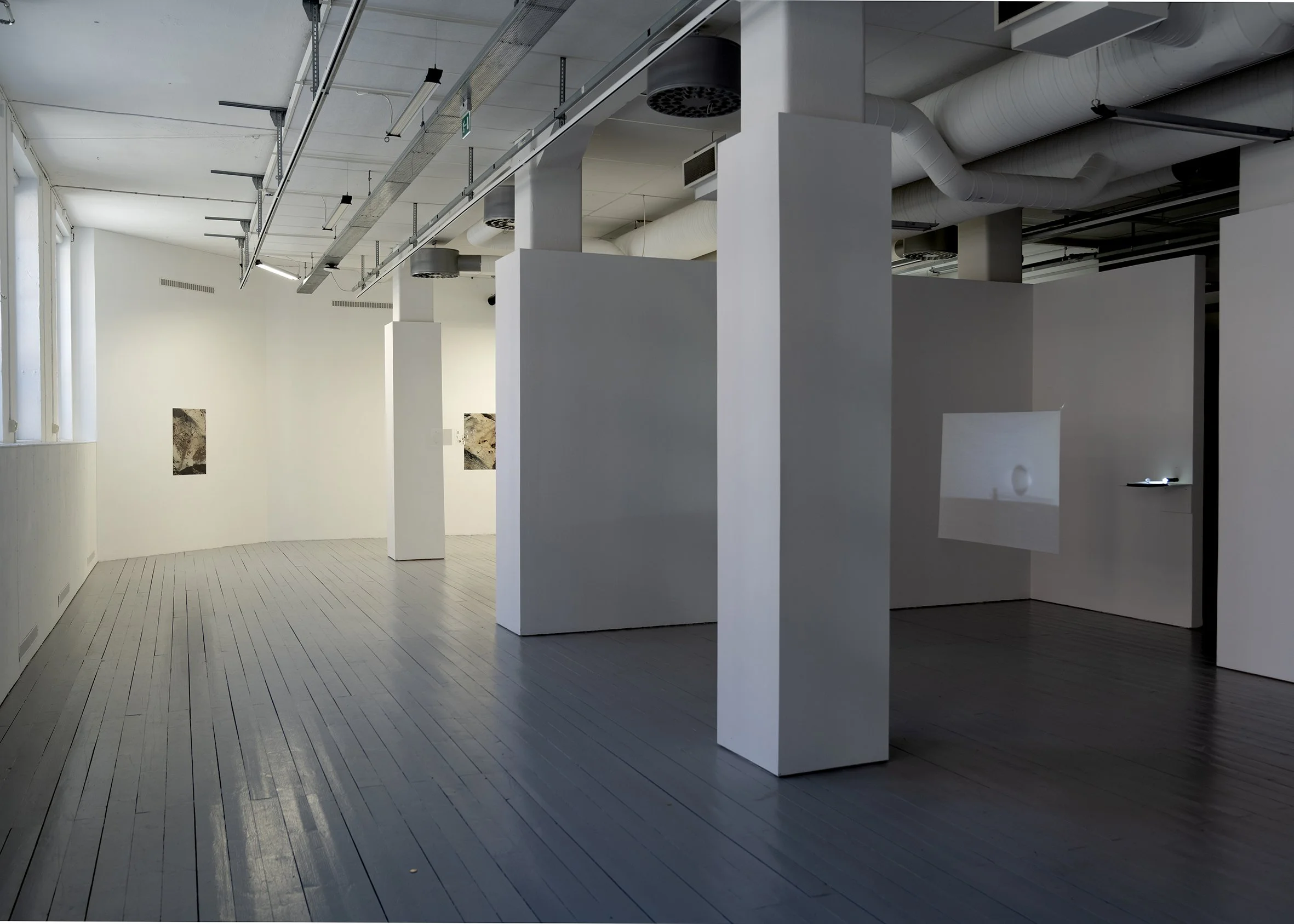 And it was in this world that I saw glimpses of another (installation view), April 17 - May 2 2026,   KHM 1 Gallery, Malmö, Sweden