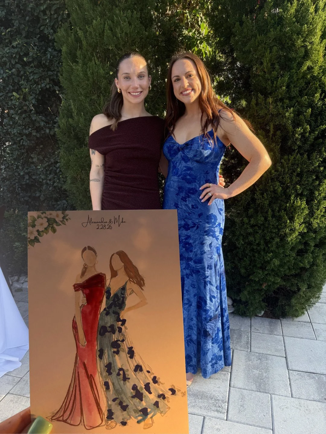 Live Wedding Guest Portraits West Palm Beach