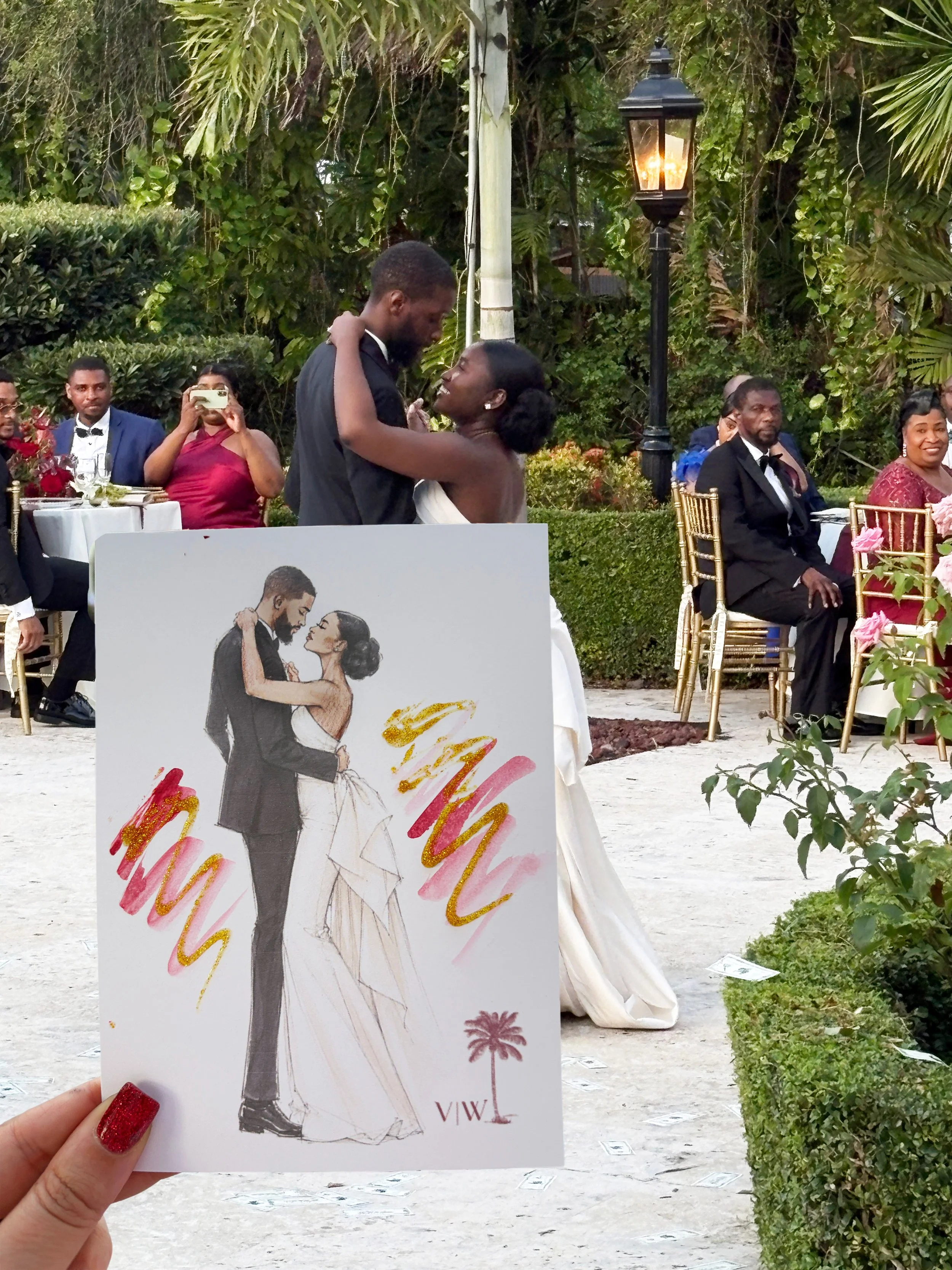 Live Wedding Painter Miami