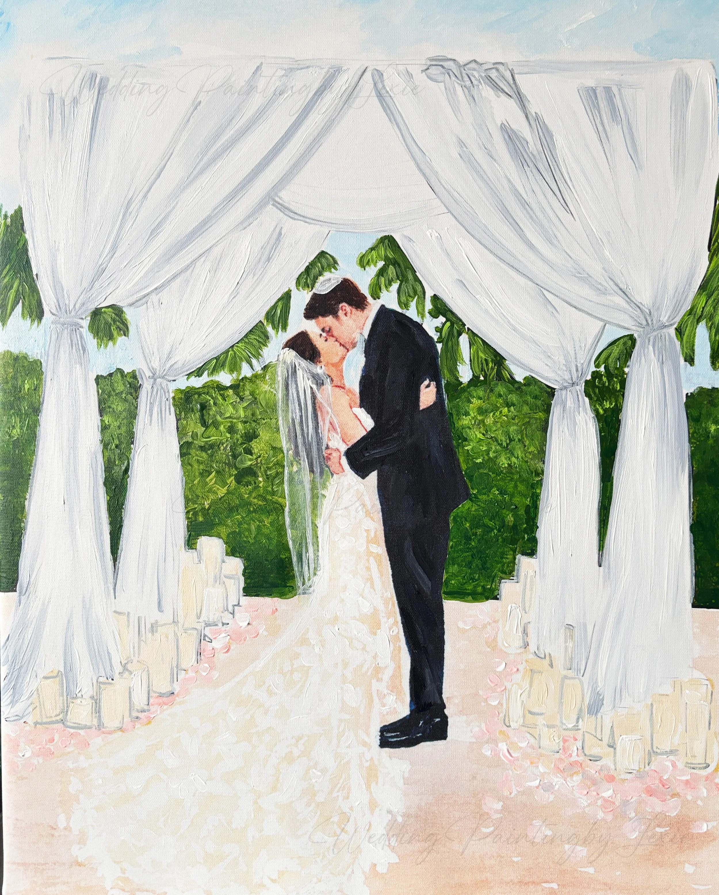 Live Wedding Painter Palm Beach
