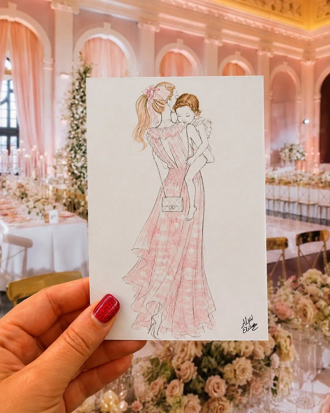 Live Guest Portrait Illustrations West Palm Beach