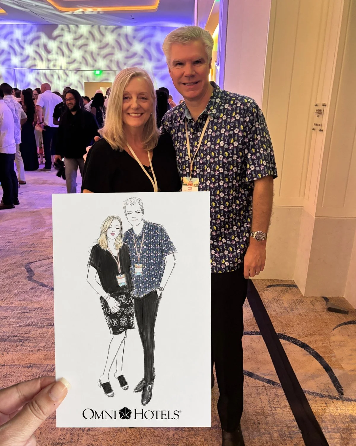 Live Event illustrator Miami