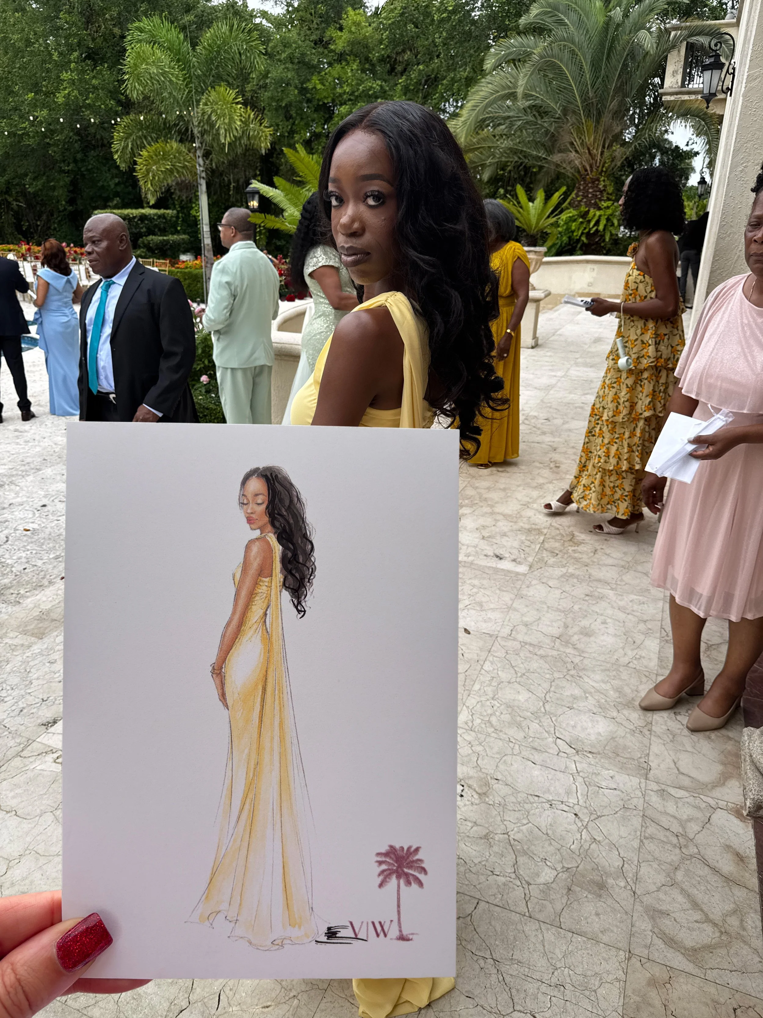 Live Guest Portraits Miami Florida