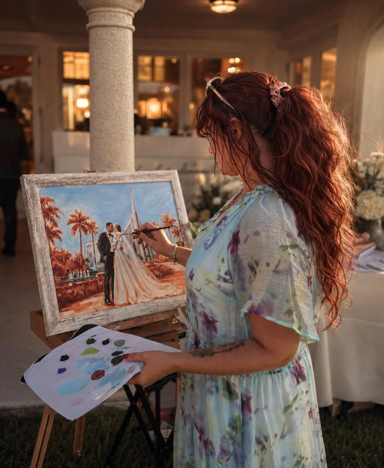 Live Wedding Painter Fort Lauderdale