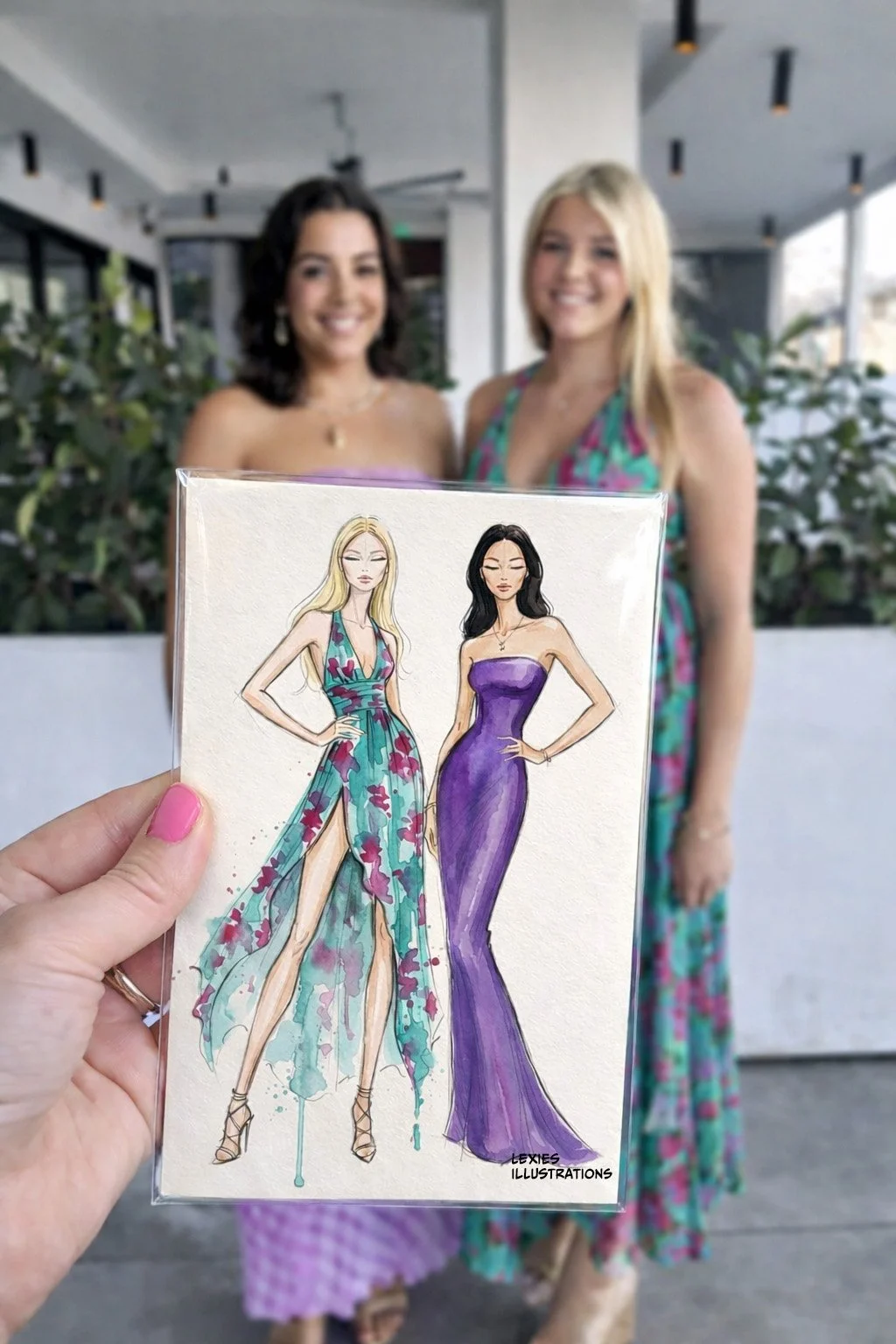 Live Fashion illustrator Miami