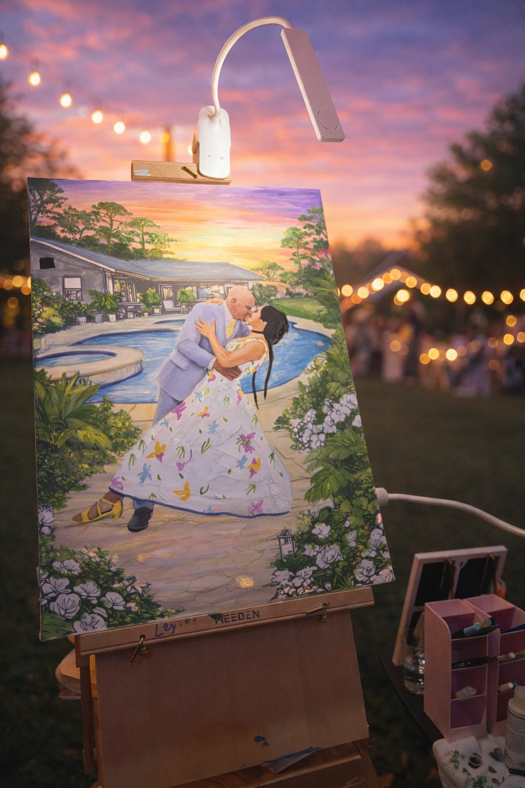 Live Wedding Painter Miami