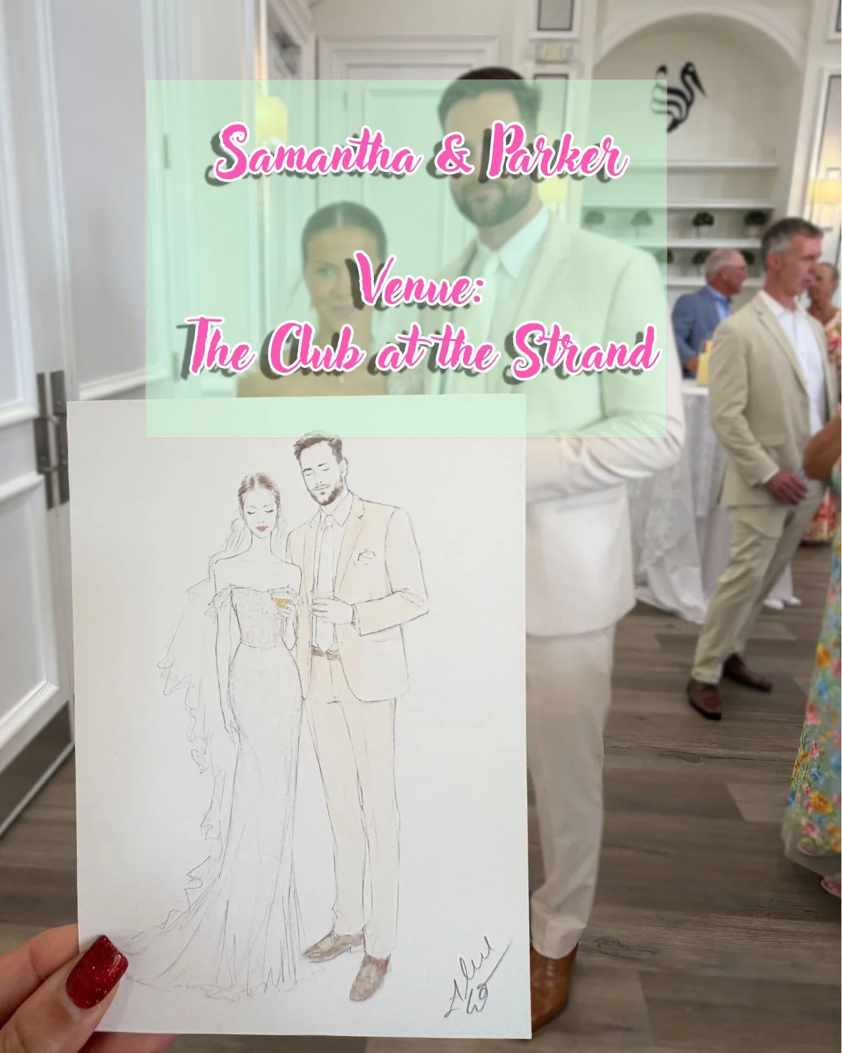 Live Wedding Painter Miami